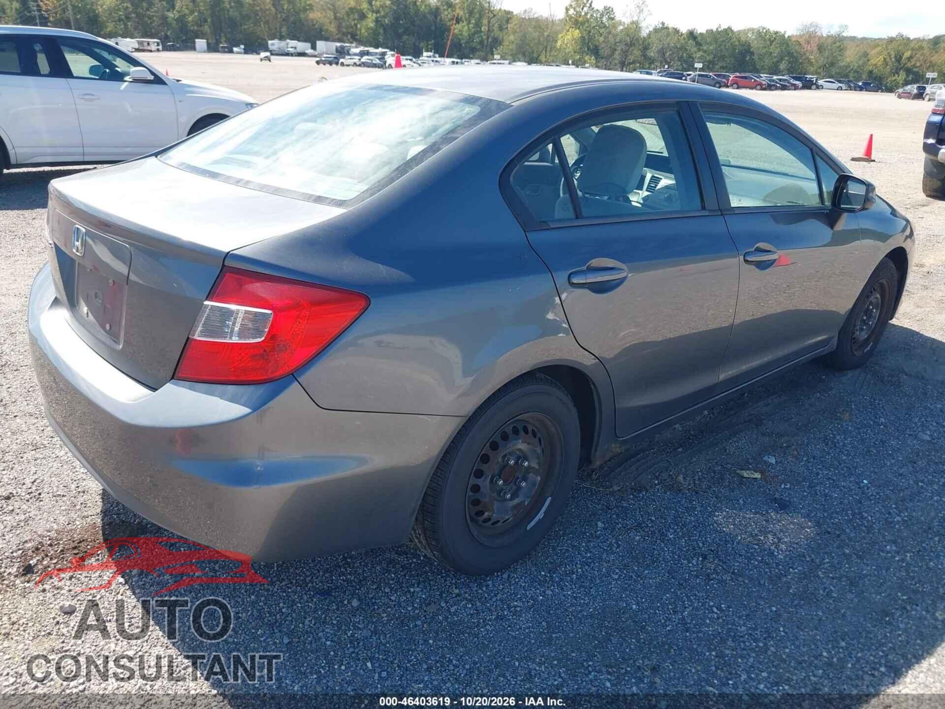 HONDA CIVIC 2012 - 19XFB2F56CE035480