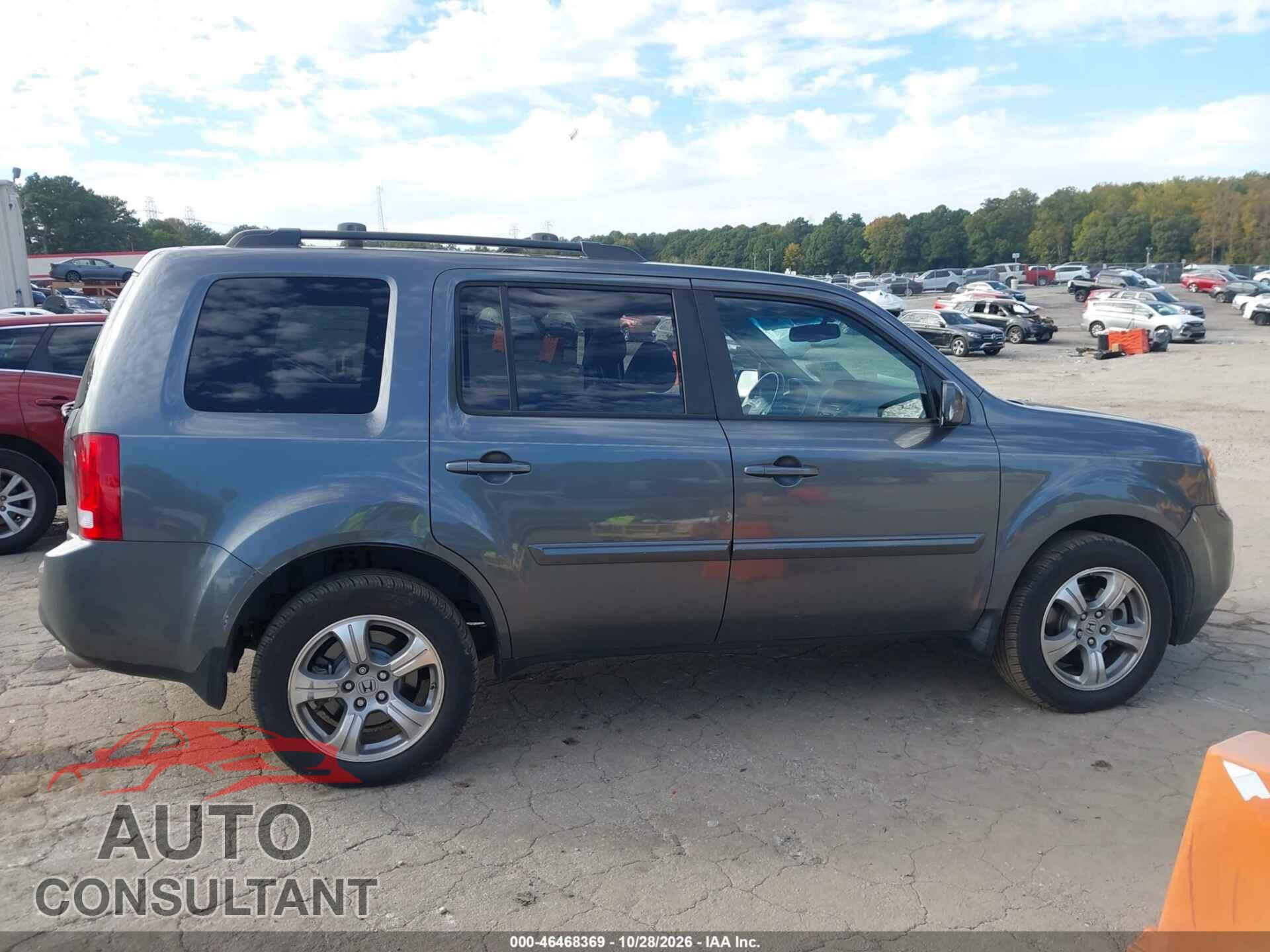 HONDA PILOT 2012 - 5FNYF3H58CB019226