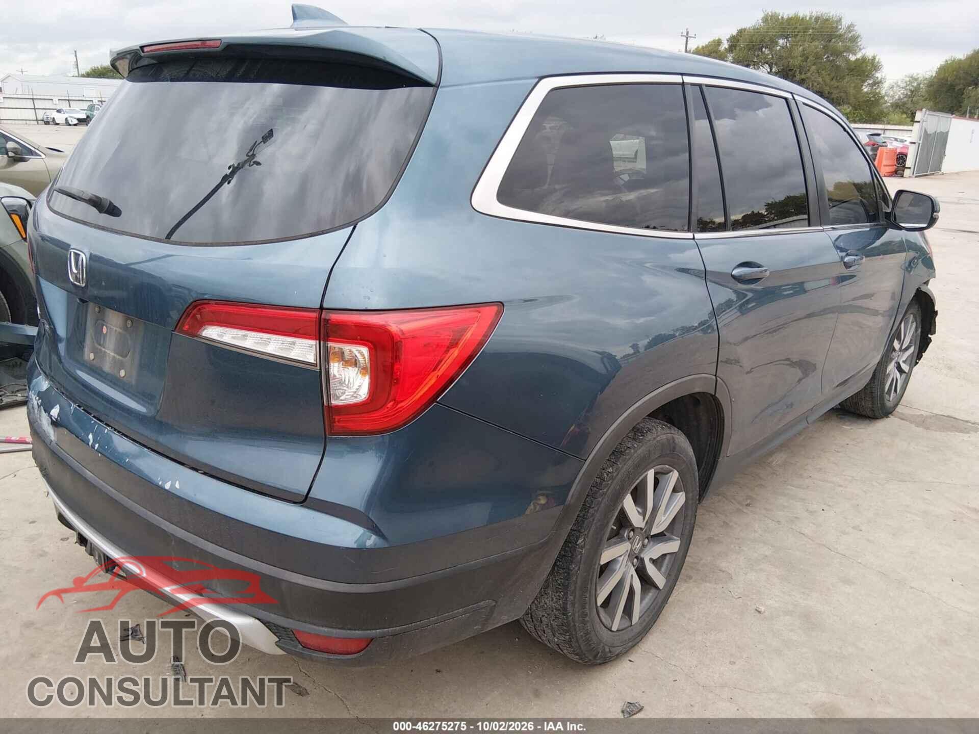 HONDA PILOT 2019 - 5FNYF5H57KB026856