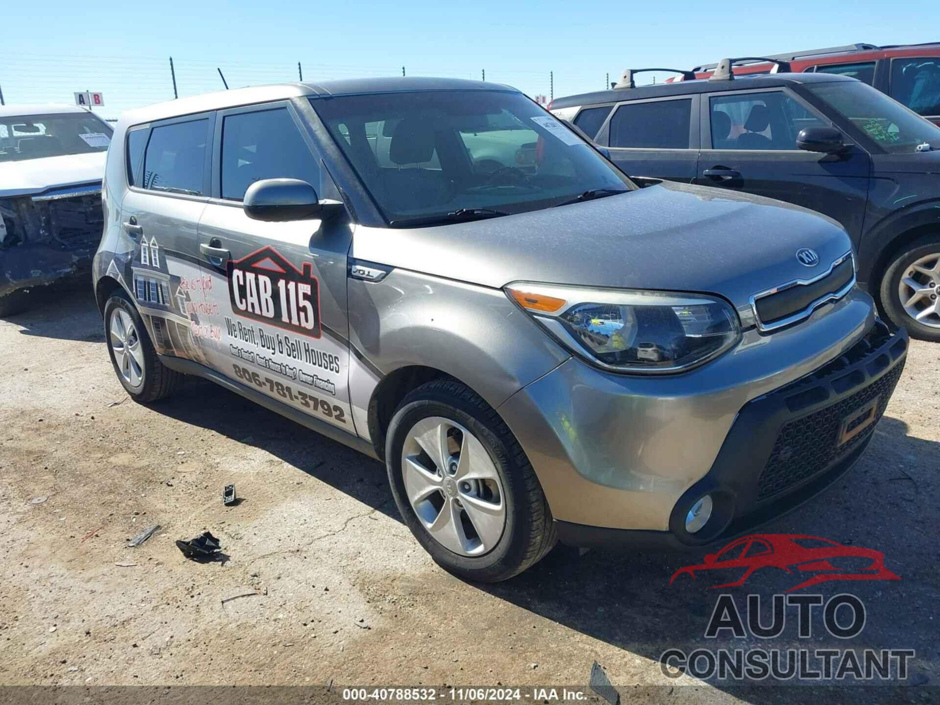 KIA SOUL 2015 - KNDJN2A20F7212480