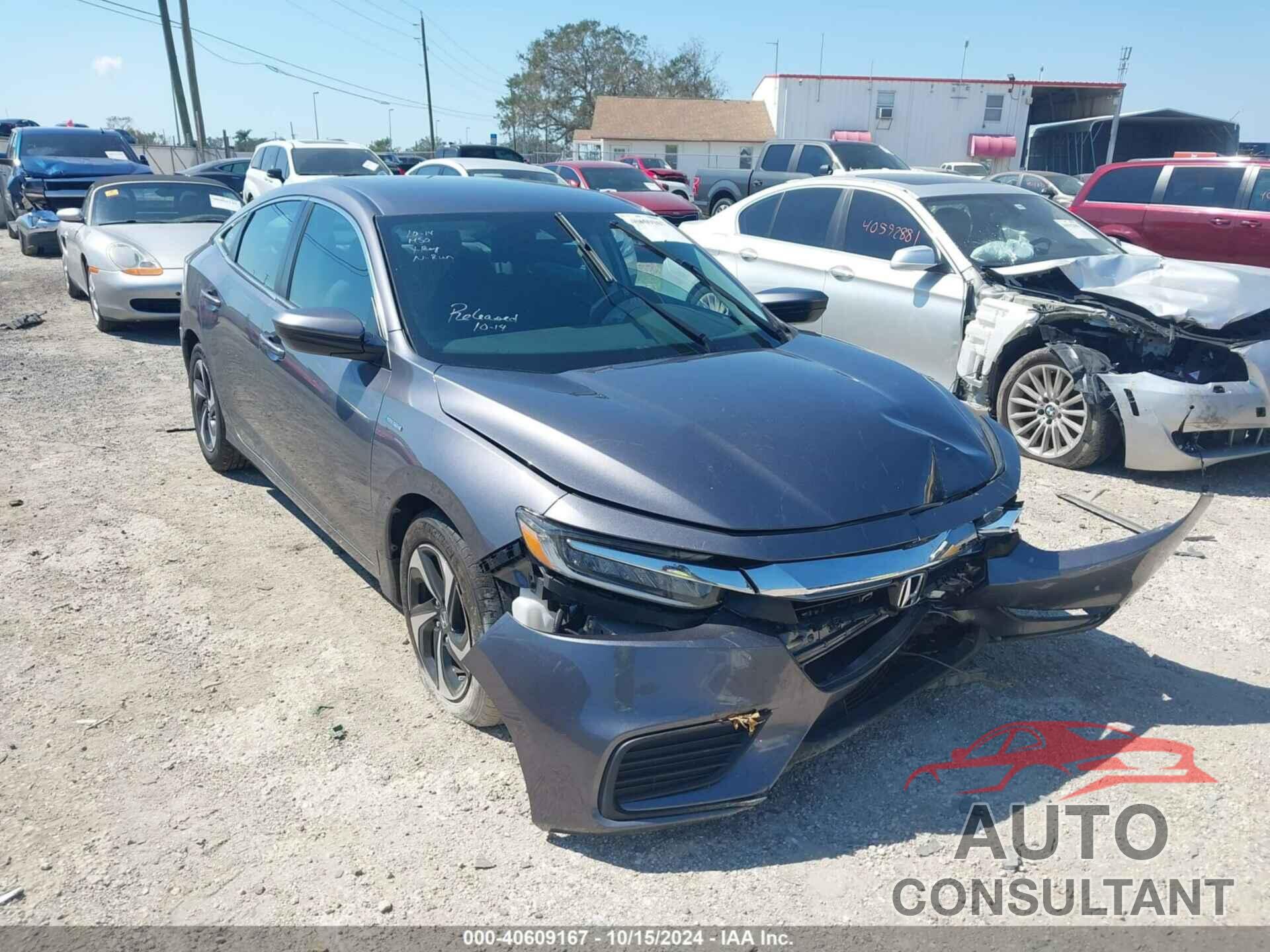 HONDA INSIGHT 2022 - 19XZE4F59NE012407