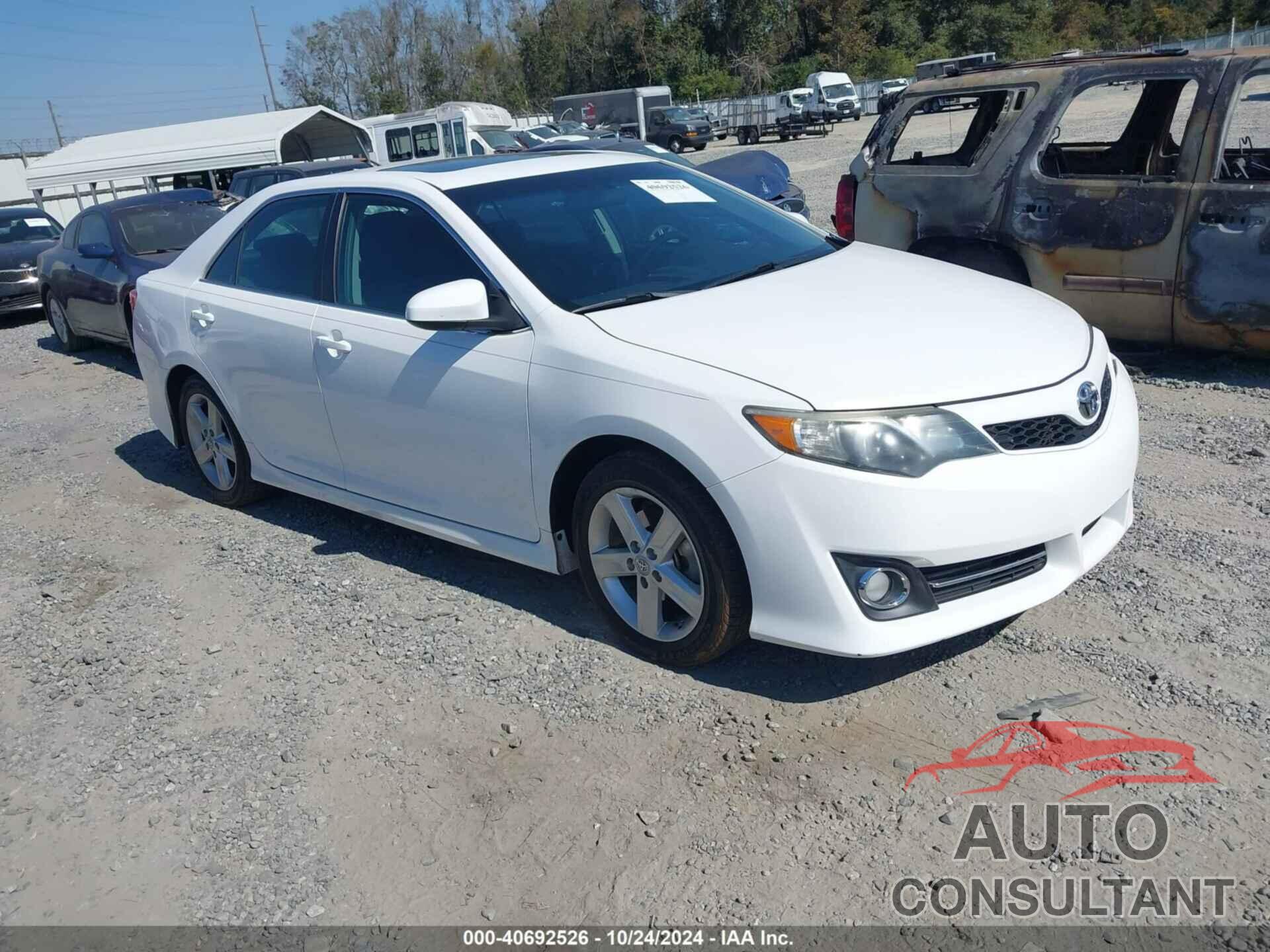 TOYOTA CAMRY 2012 - 4T1BF1FK9CU538548
