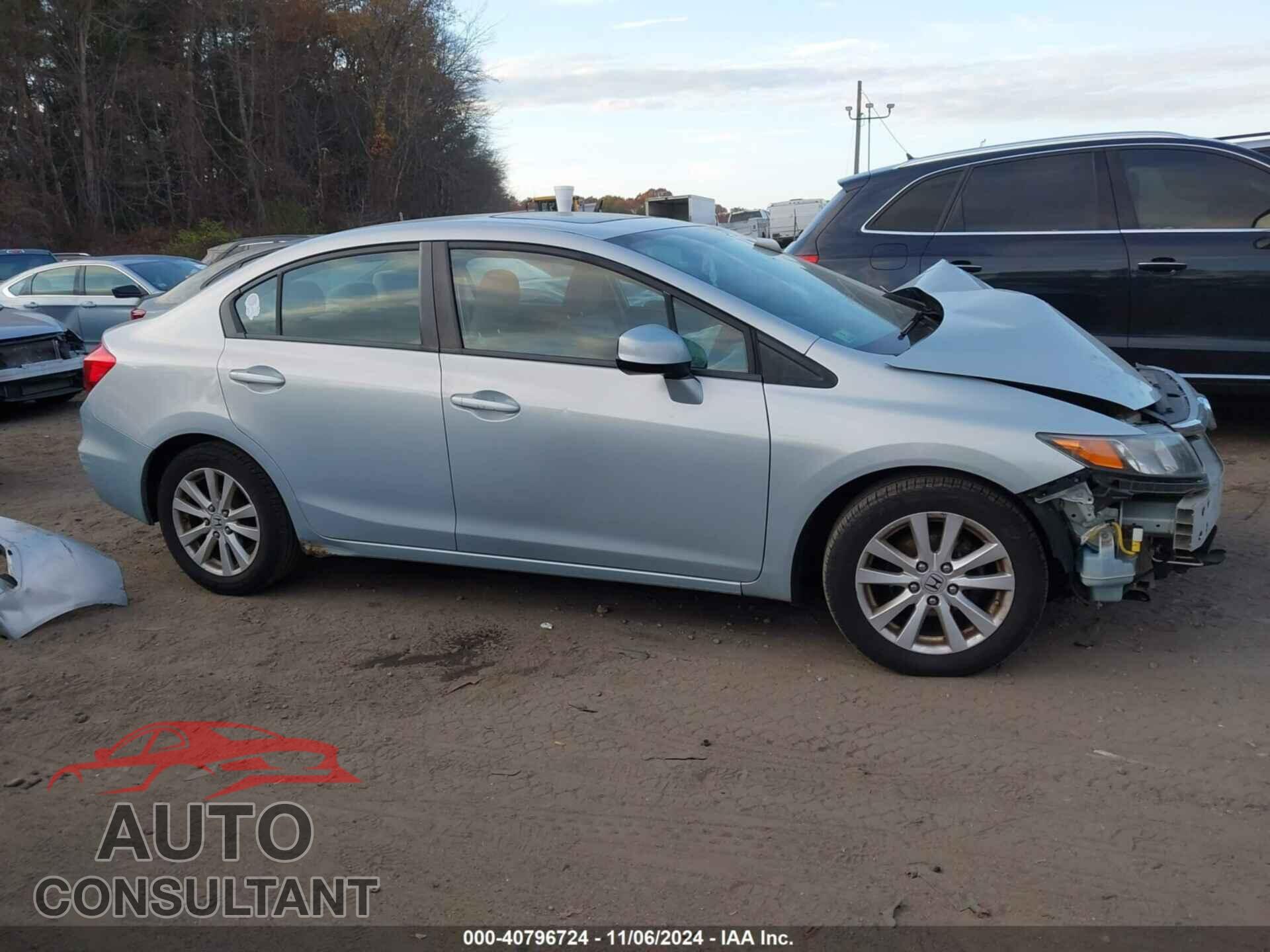 HONDA CIVIC 2012 - 2HGFB2F86CH590185