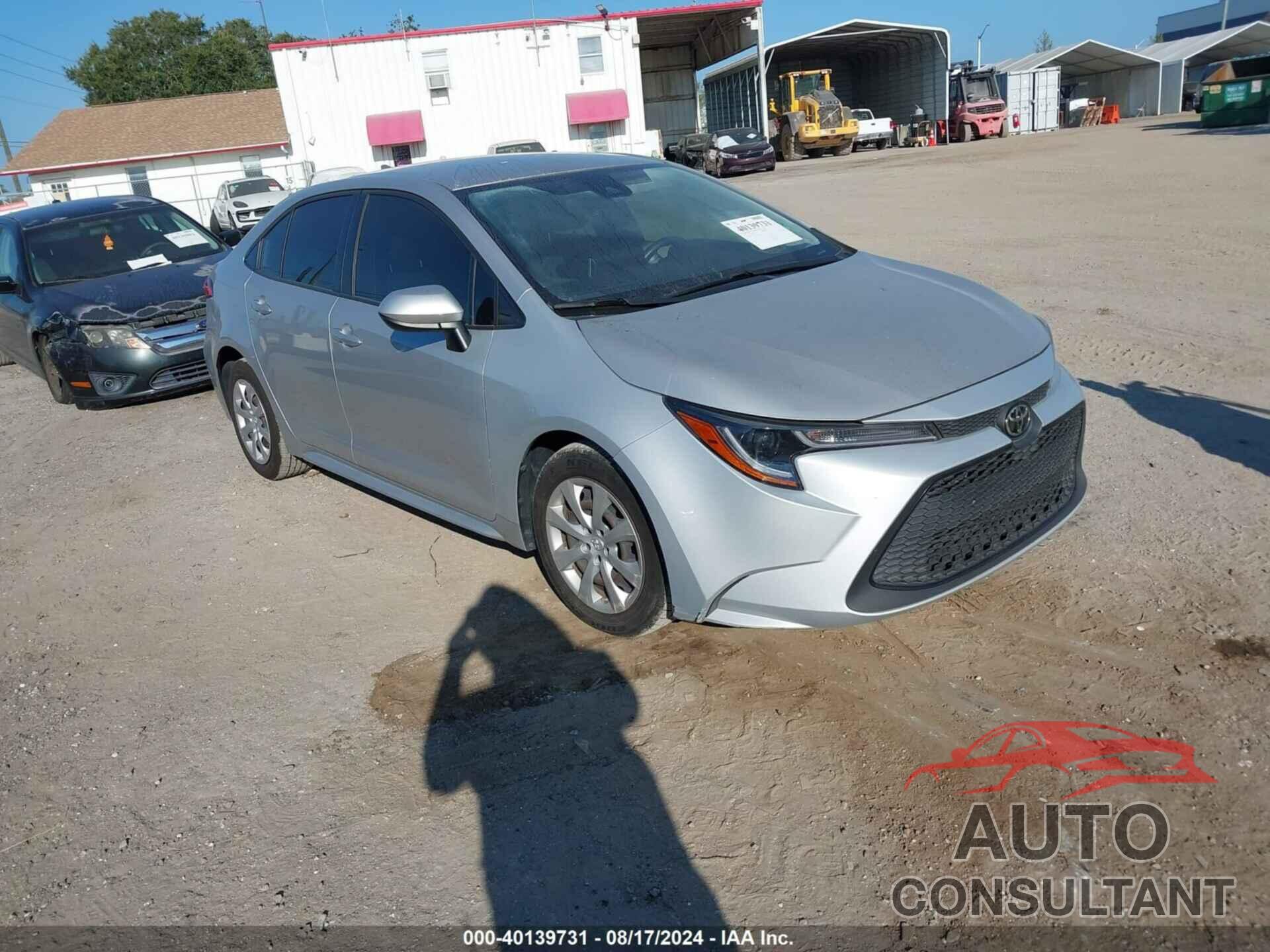 TOYOTA COROLLA 2020 - JTDEPRAE1LJ102776