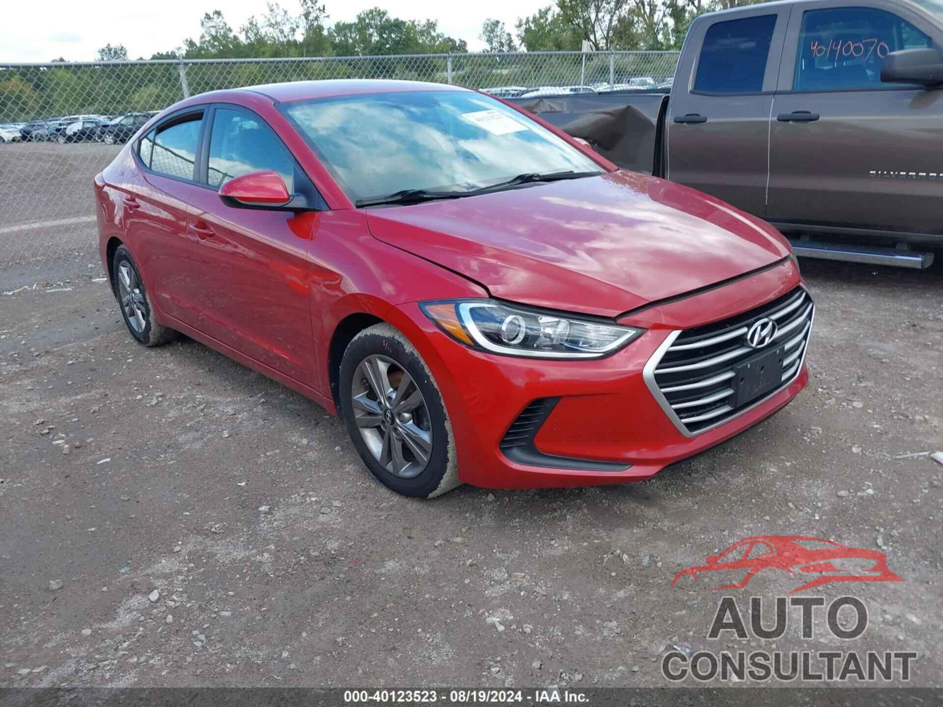 HYUNDAI ELANTRA 2017 - 5NPD84LF5HH048108