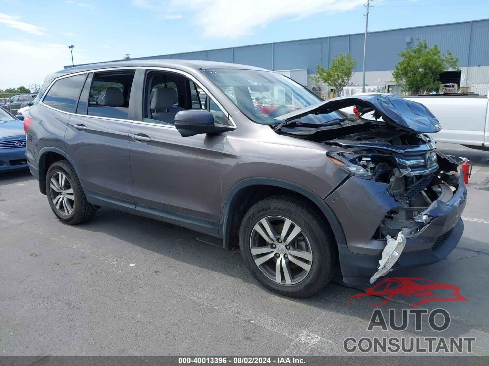 HONDA PILOT 2016 - 5FNYF6H44GB059754