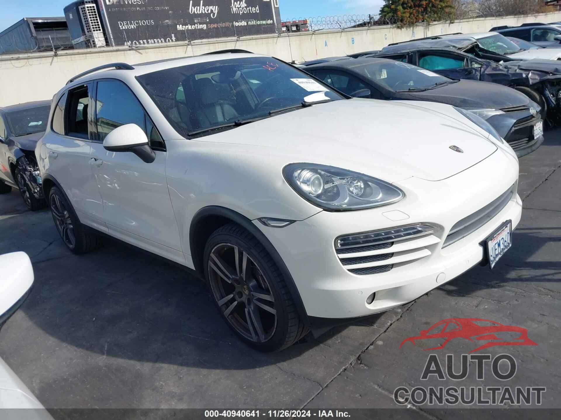 PORSCHE CAYENNE 2012 - WP1AA2A28CLA04375