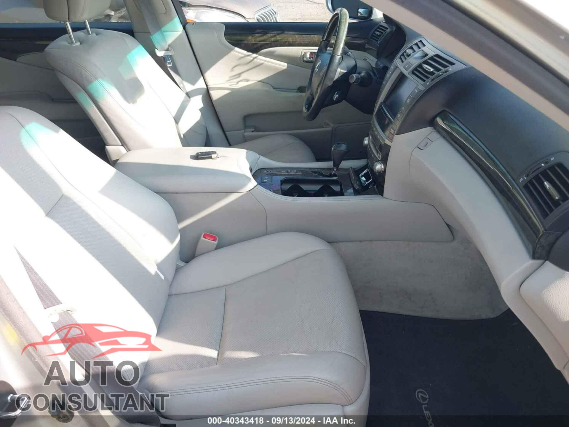 LEXUS LS 460 2012 - JTHBL5EF0C5113088