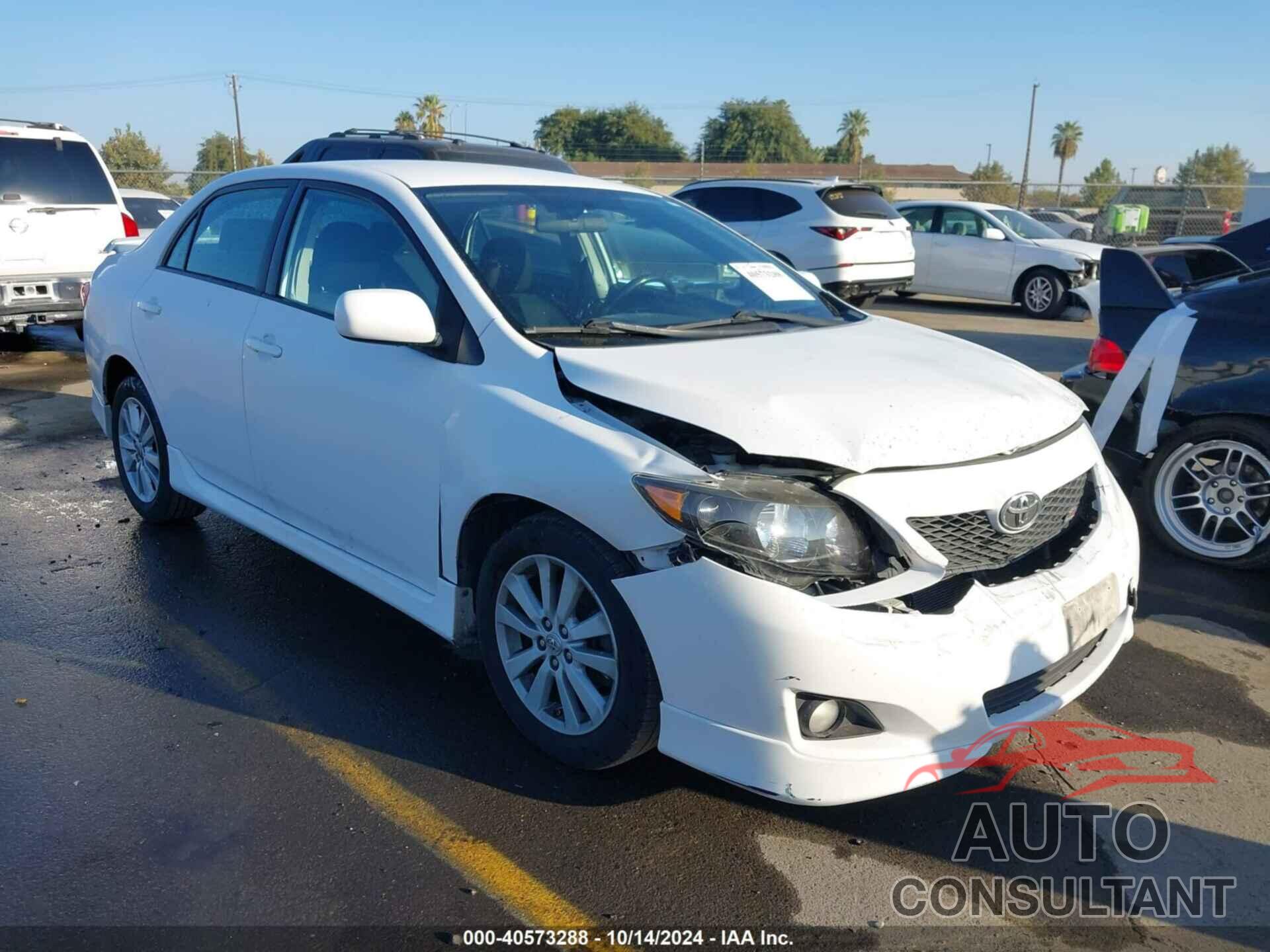 TOYOTA COROLLA 2010 - 1NXBU4EE2AZ246577
