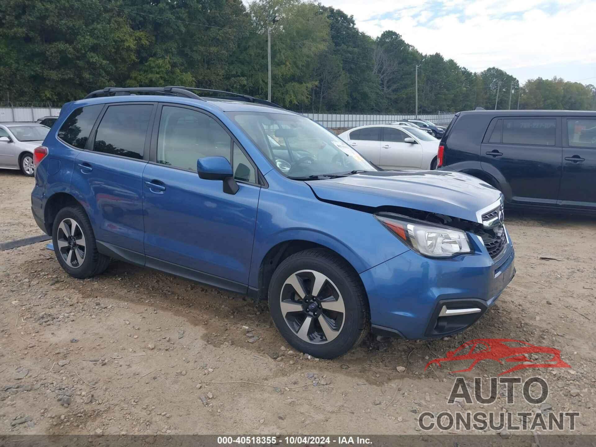 SUBARU FORESTER 2018 - JF2SJAGC8JH554838