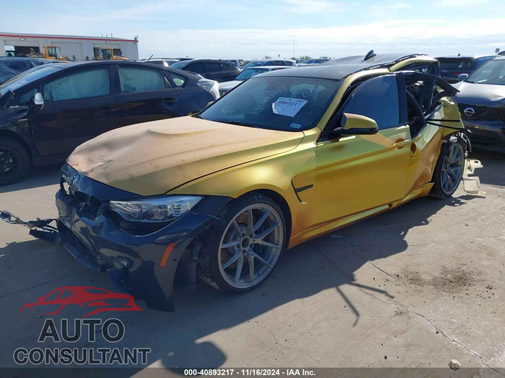 BMW M3 2017 - WBS8M9C53H5G84216