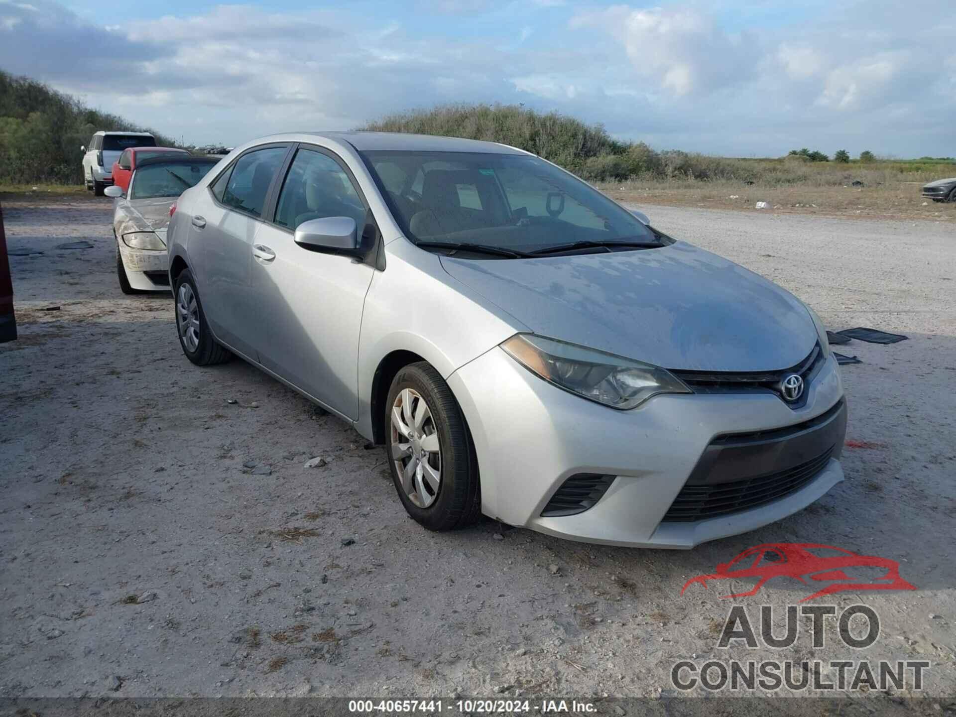 TOYOTA COROLLA 2016 - 2T1BURHEXGC519431