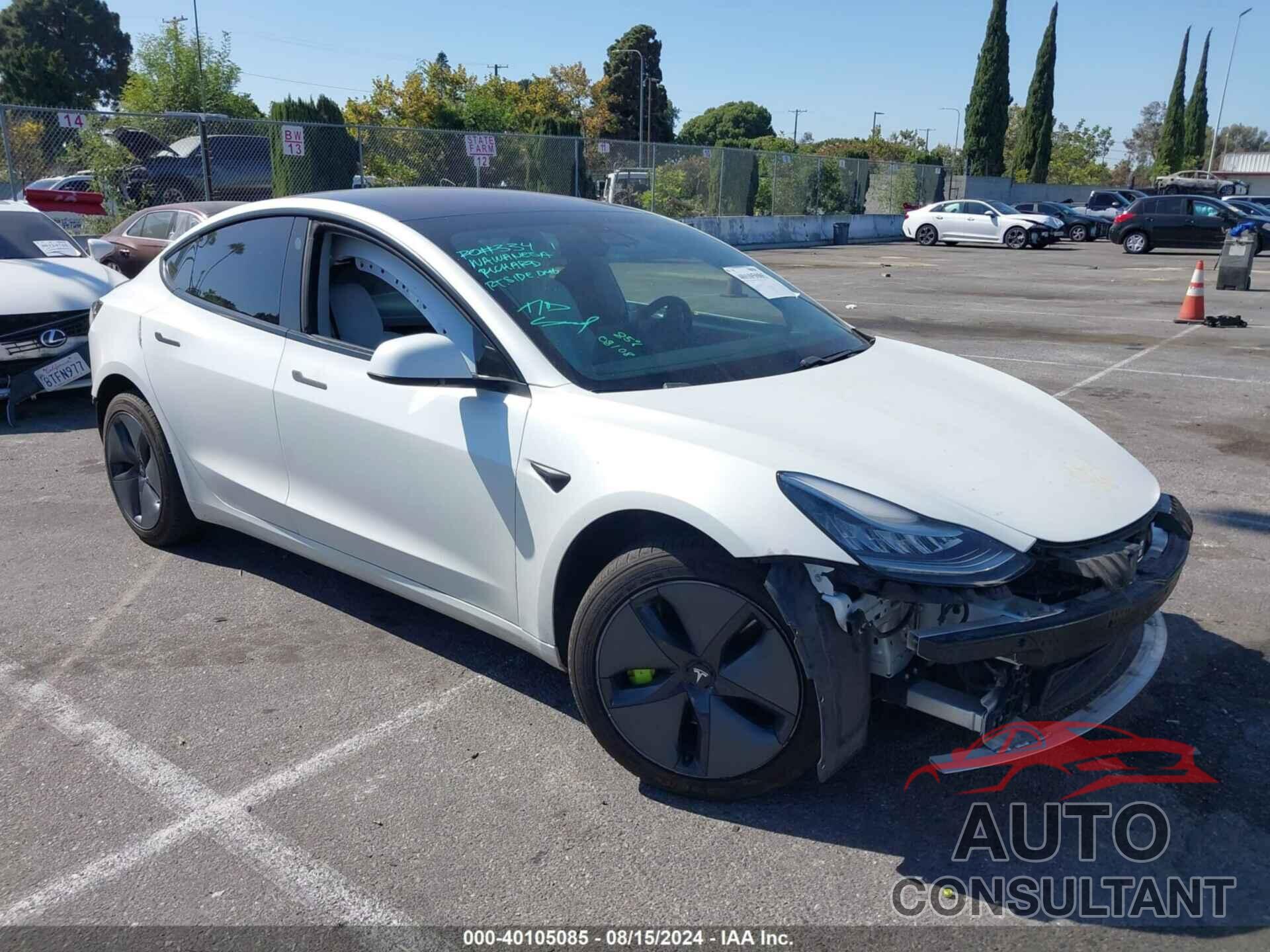 TESLA MODEL 3 2018 - 5YJ3E1EB5JF112939