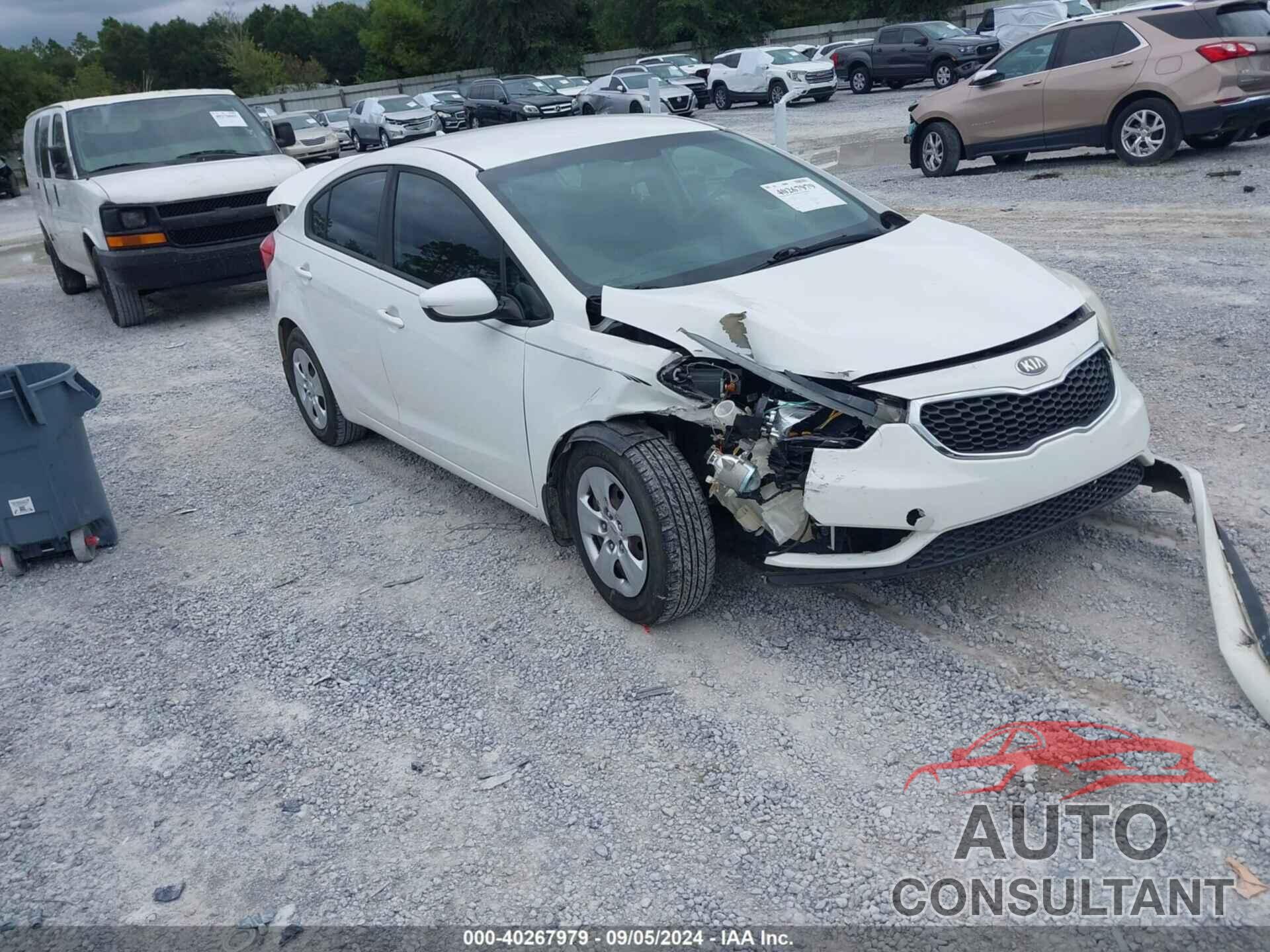 KIA FORTE 2016 - KNAFK4A65G5611764