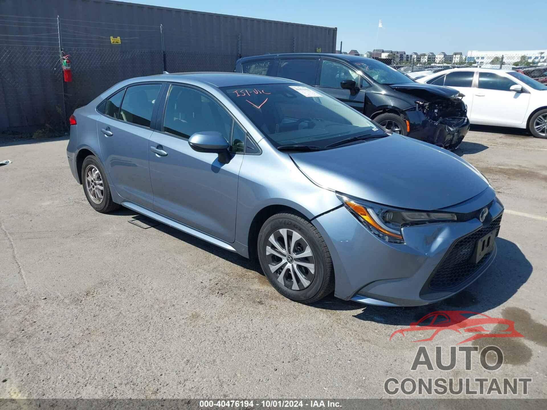 TOYOTA COROLLA 2022 - JTDEAMDE3N3006283