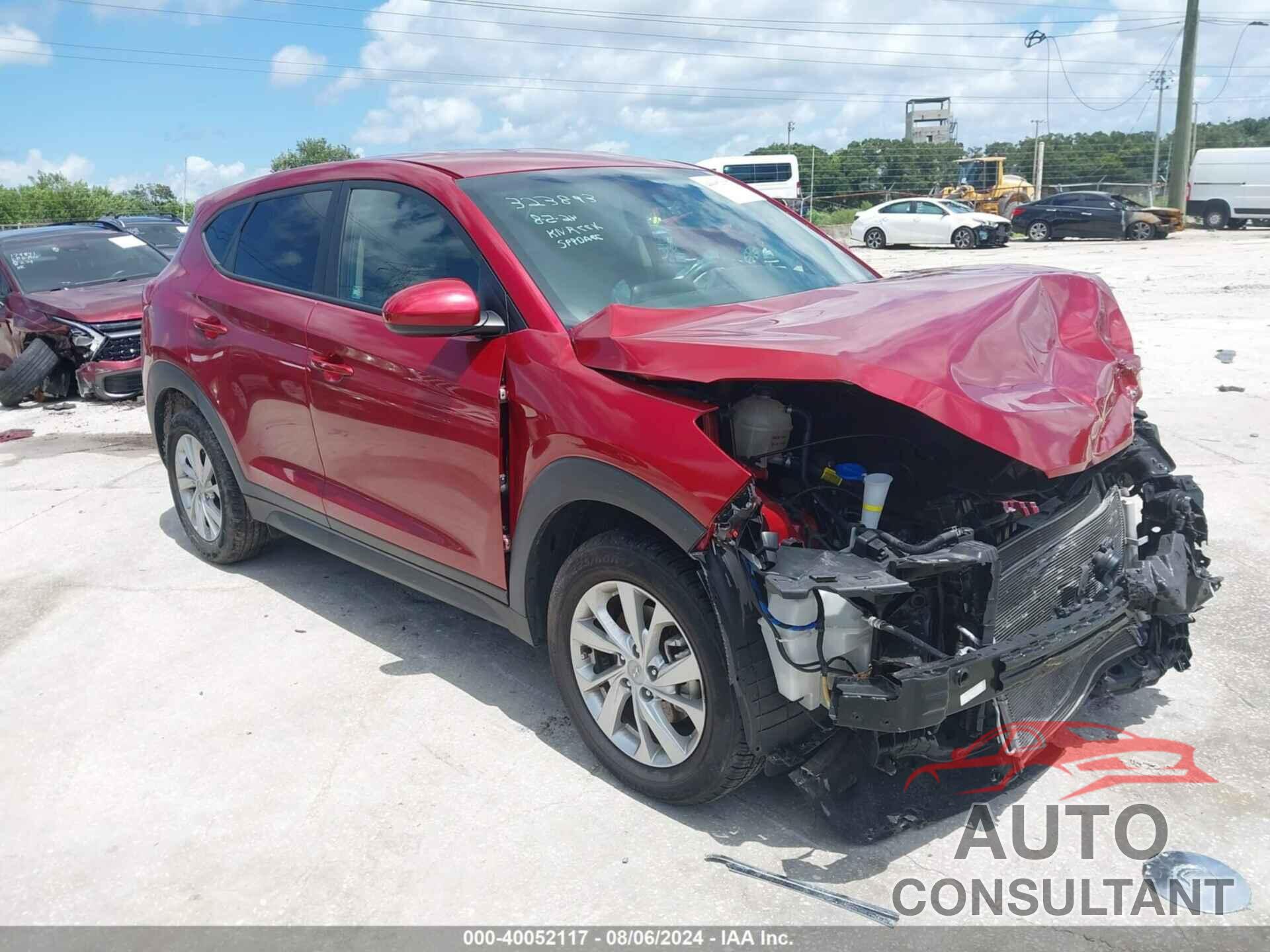 HYUNDAI TUCSON 2021 - KM8J23A42MU362391