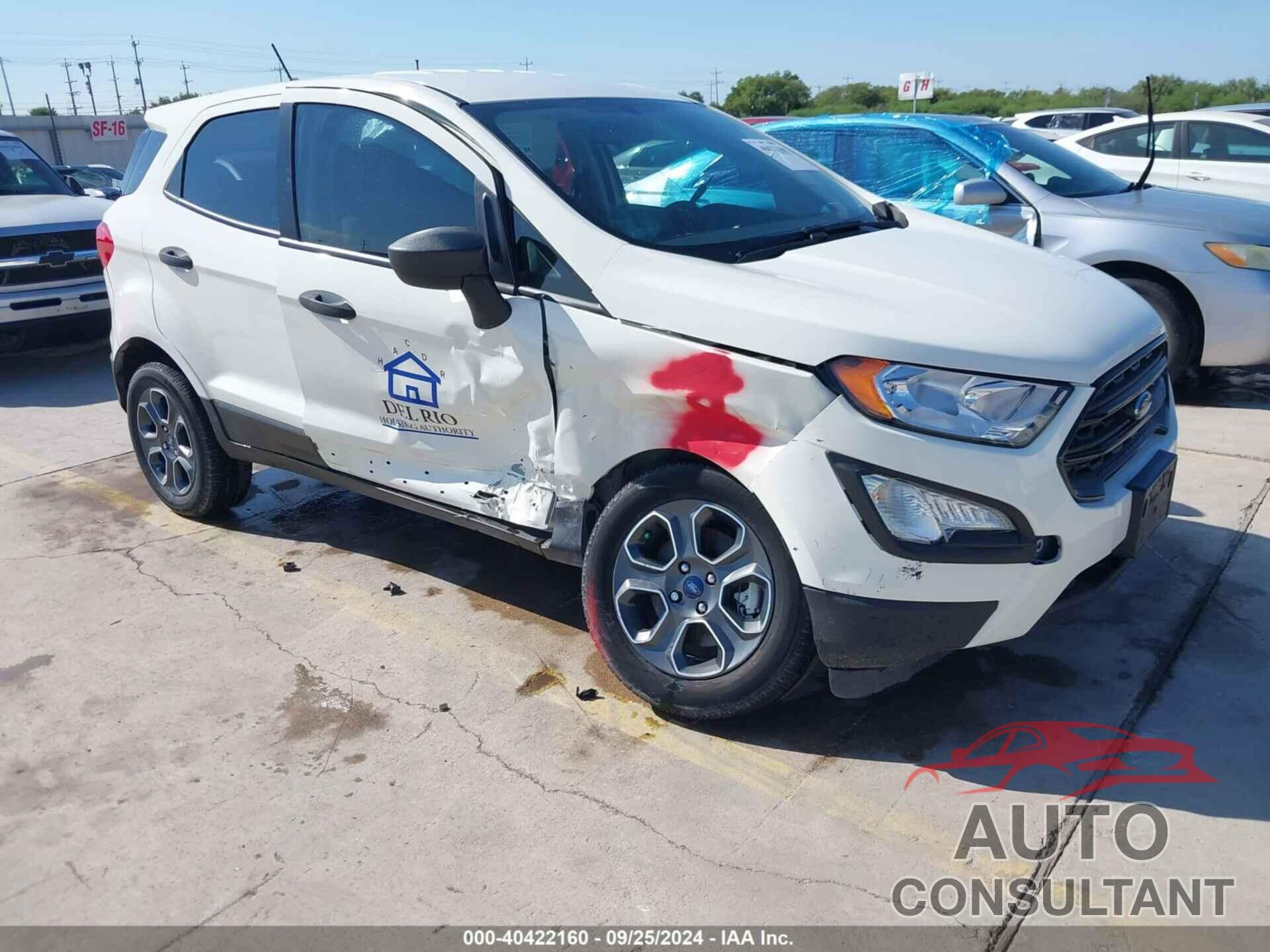 FORD ECOSPORT 2020 - MAJ3S2FE0LC363221