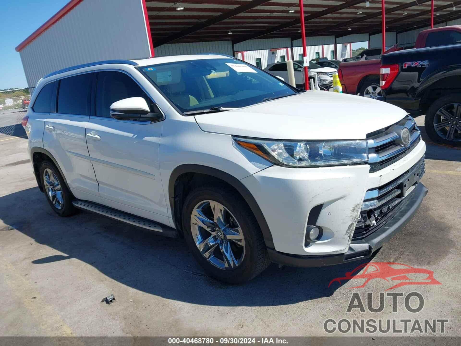 TOYOTA HIGHLANDER 2017 - 5TDDZRFH8HS466230