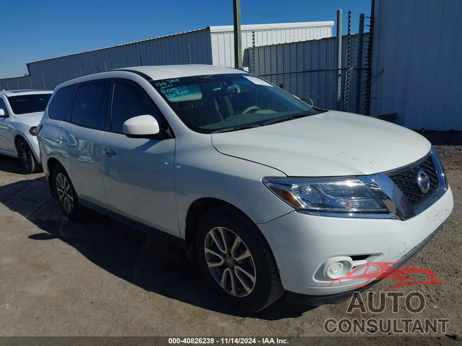 NISSAN PATHFINDER 2014 - 5N1AR2MNXEC727353