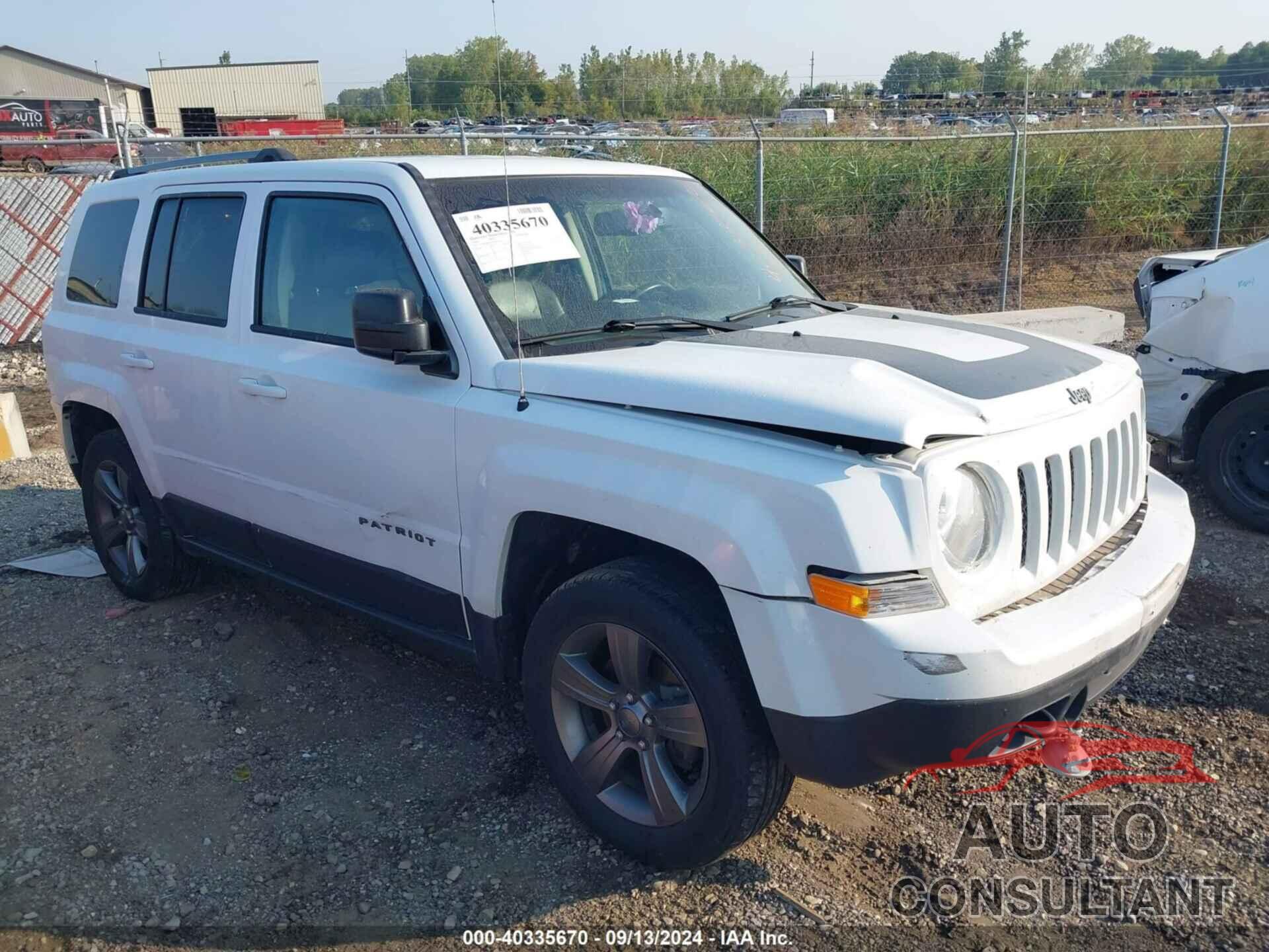 JEEP PATRIOT 2016 - 1C4NJRBBXGD805450