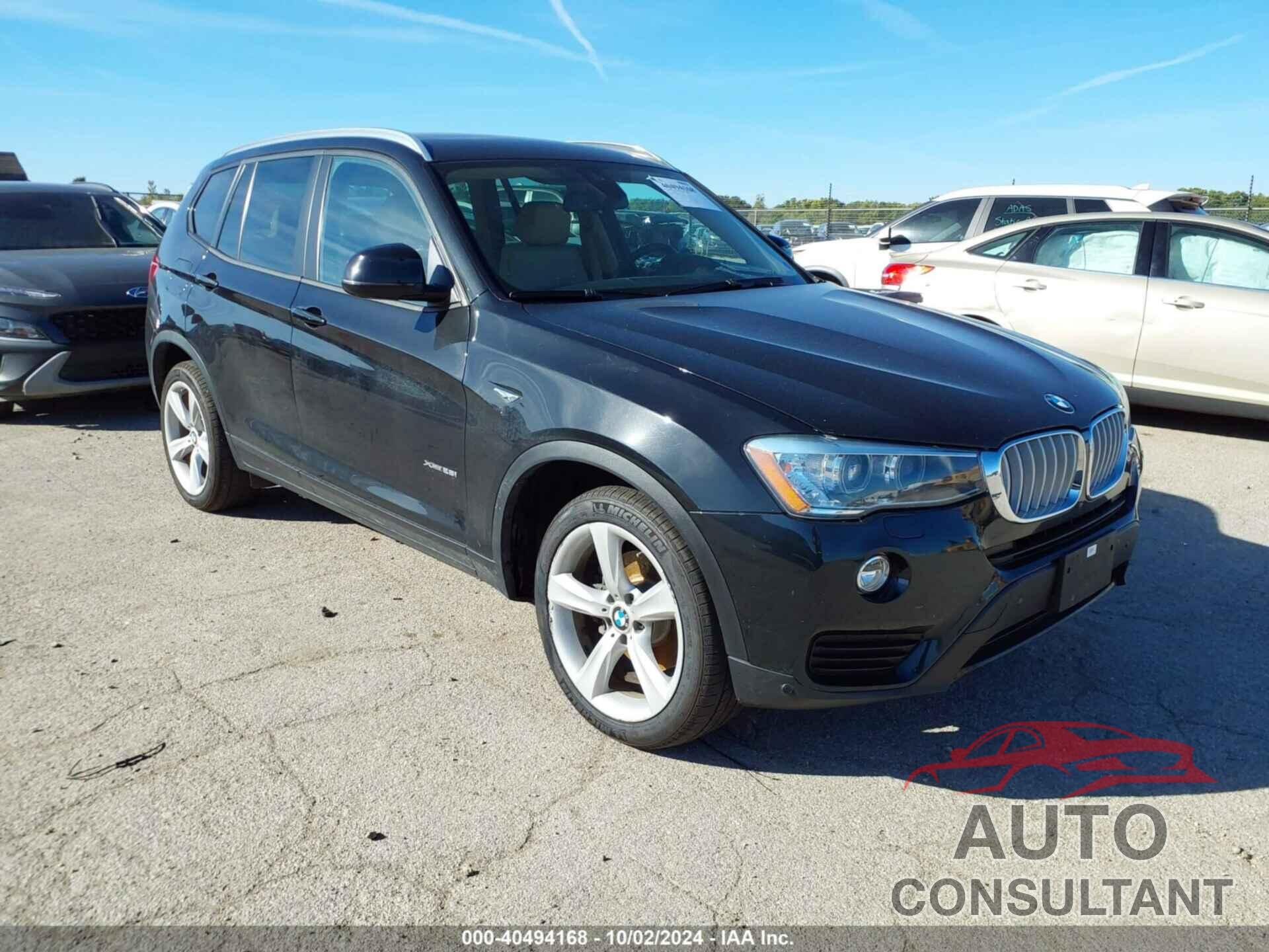 BMW X3 2017 - 5UXWX9C56H0D95980