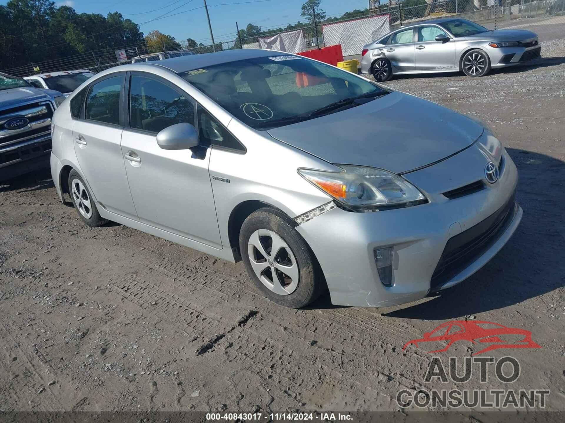 TOYOTA PRIUS 2014 - JTDKN3DU4E0374210
