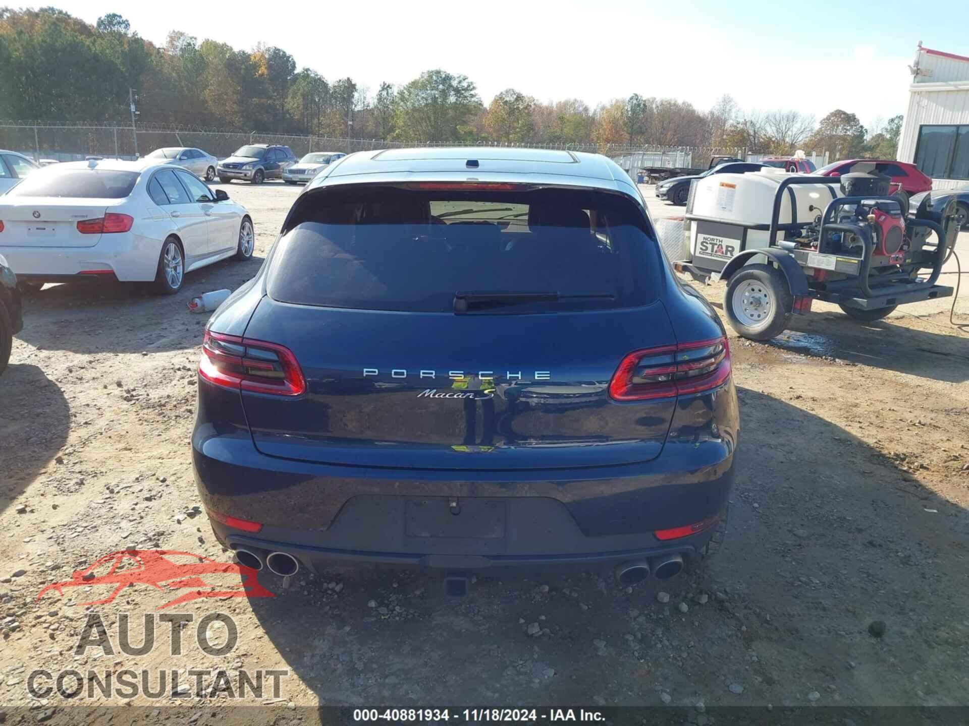 PORSCHE MACAN 2016 - WP1AB2A54GLB43660
