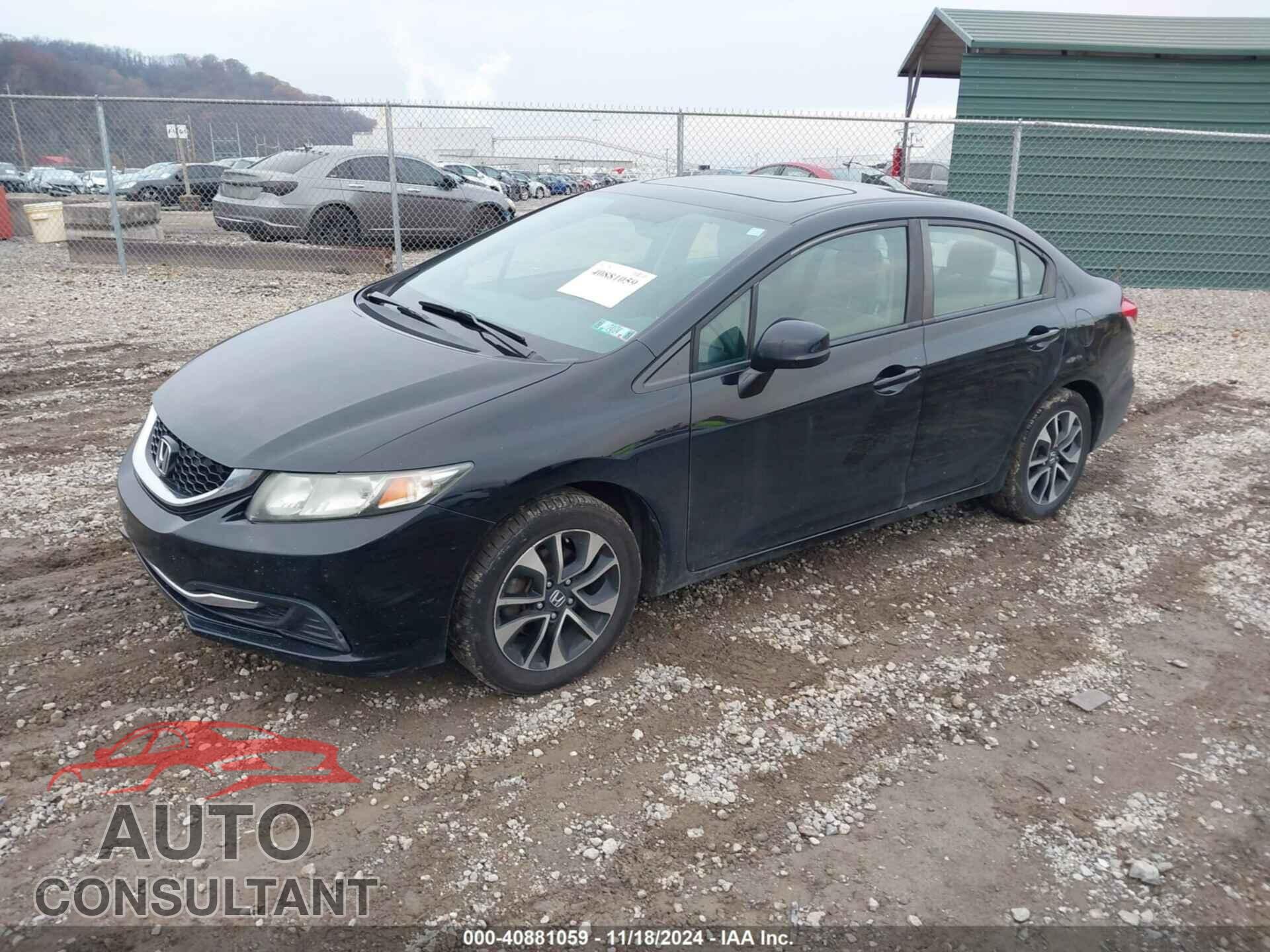 HONDA CIVIC 2013 - 19XFB2F84DE266941