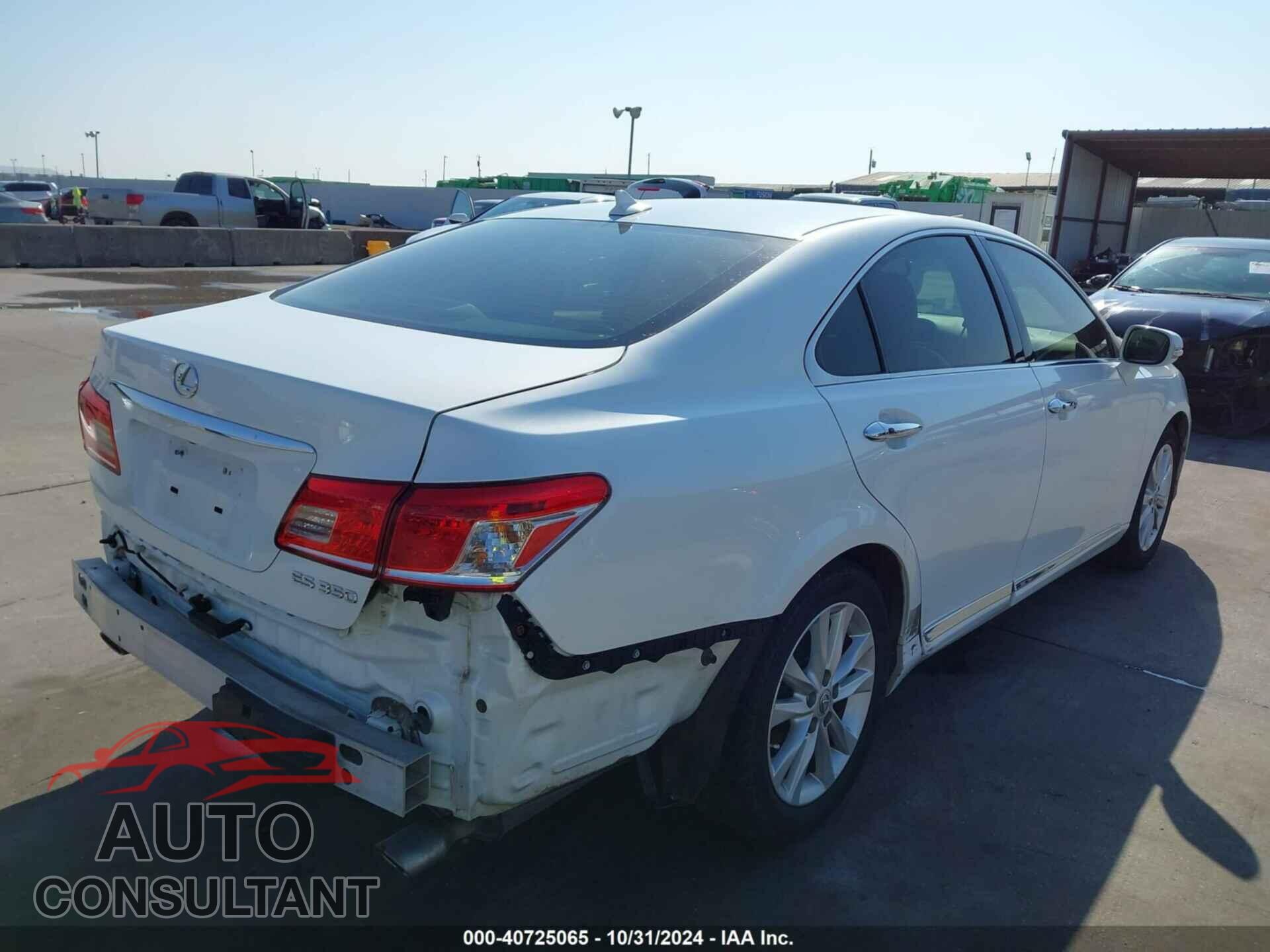 LEXUS ES 350 2012 - JTHBK1EG1C2510461