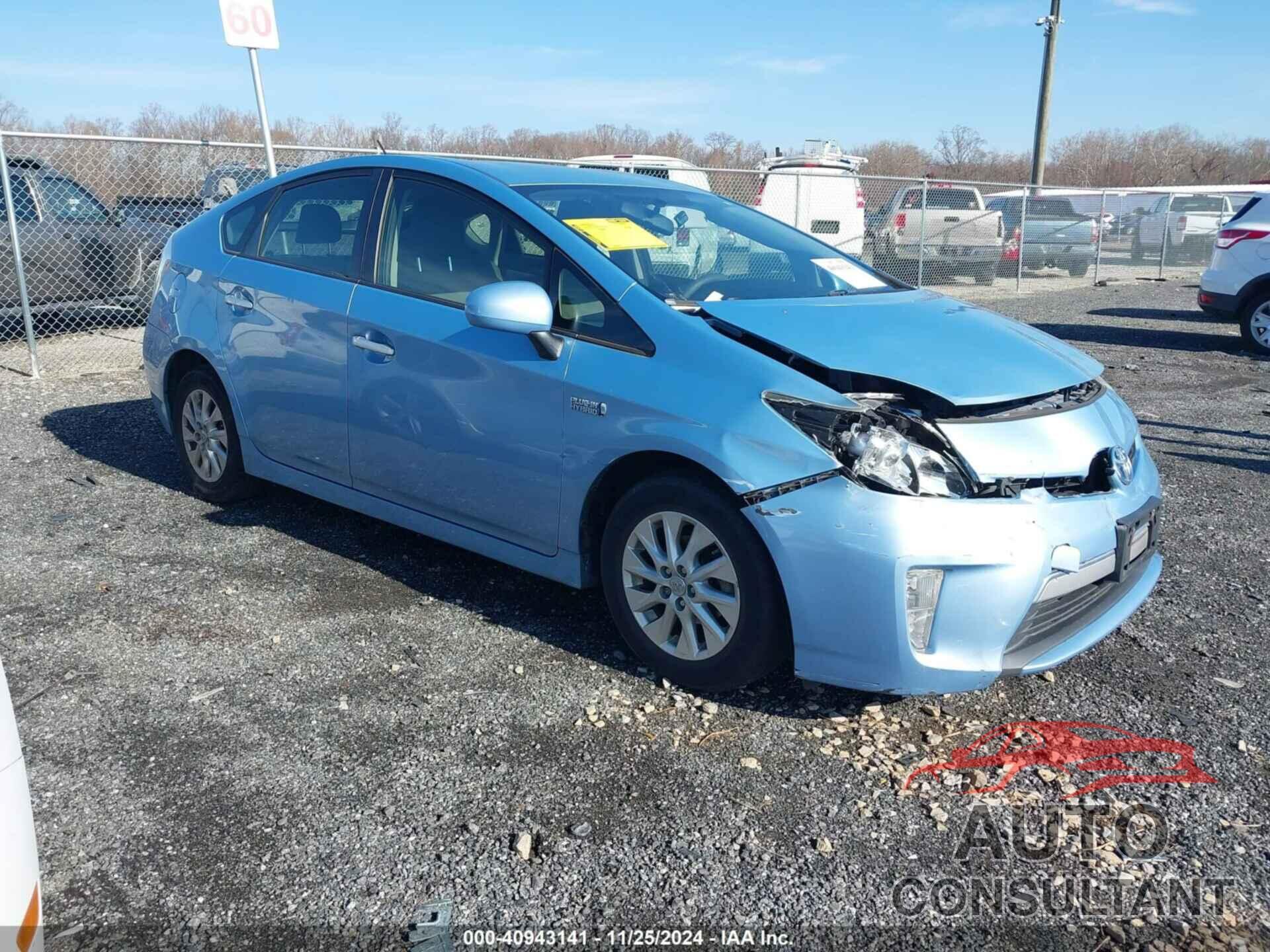 TOYOTA PRIUS PLUG-IN 2012 - JTDKN3DP2C3021535