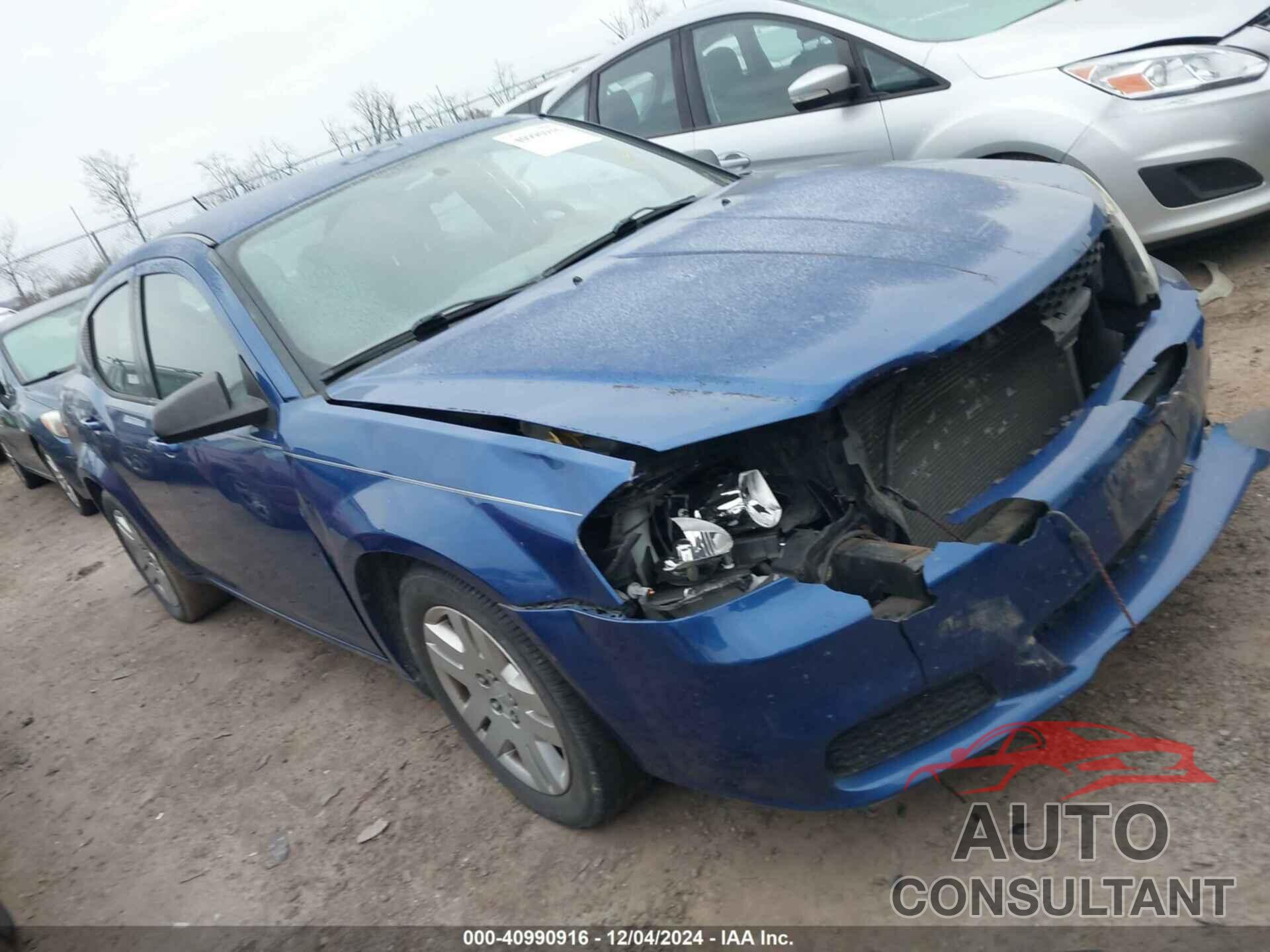 DODGE AVENGER 2012 - 1C3CDZAB5CN294366