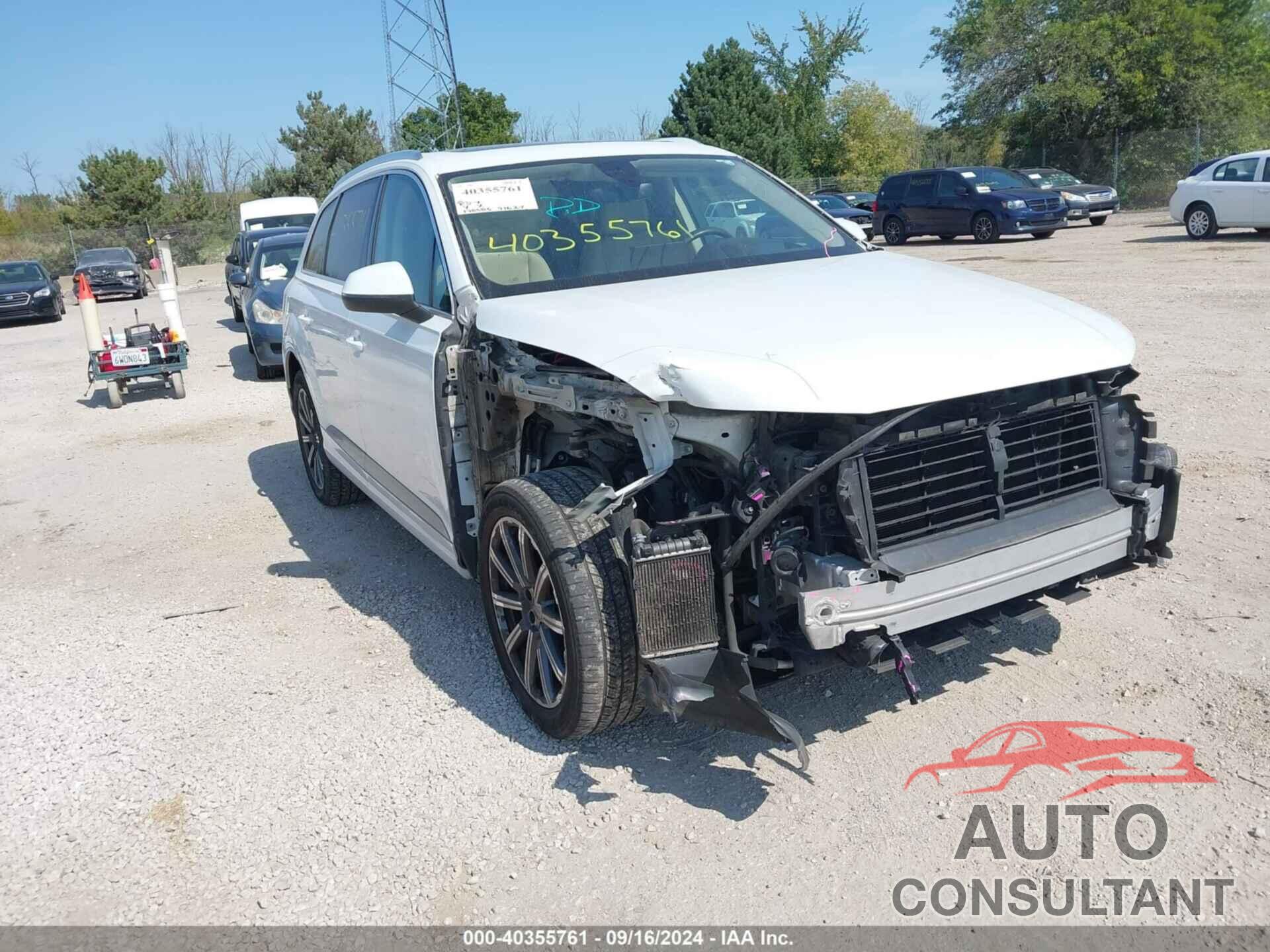 AUDI Q7 2017 - WA1VAAF76HD035959