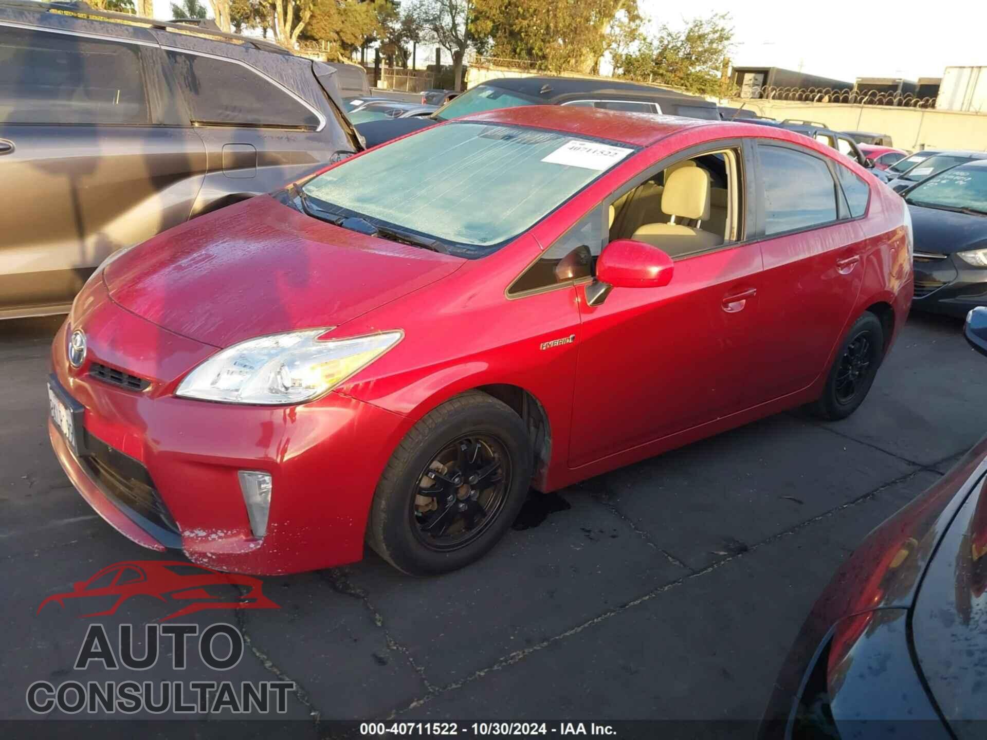 TOYOTA PRIUS 2015 - JTDKN3DU2F0443736