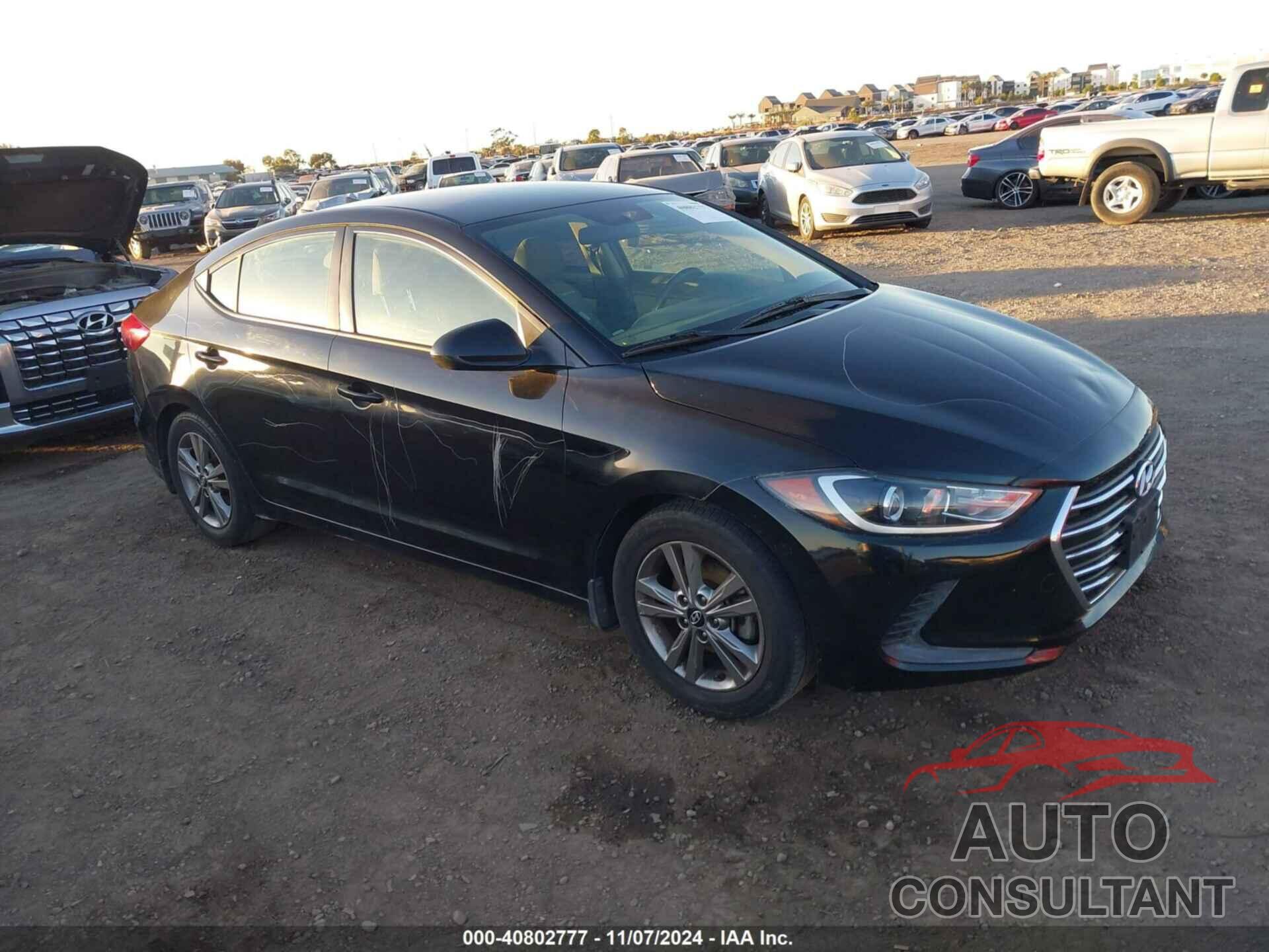 HYUNDAI ELANTRA 2018 - 5NPD84LF5JH376733