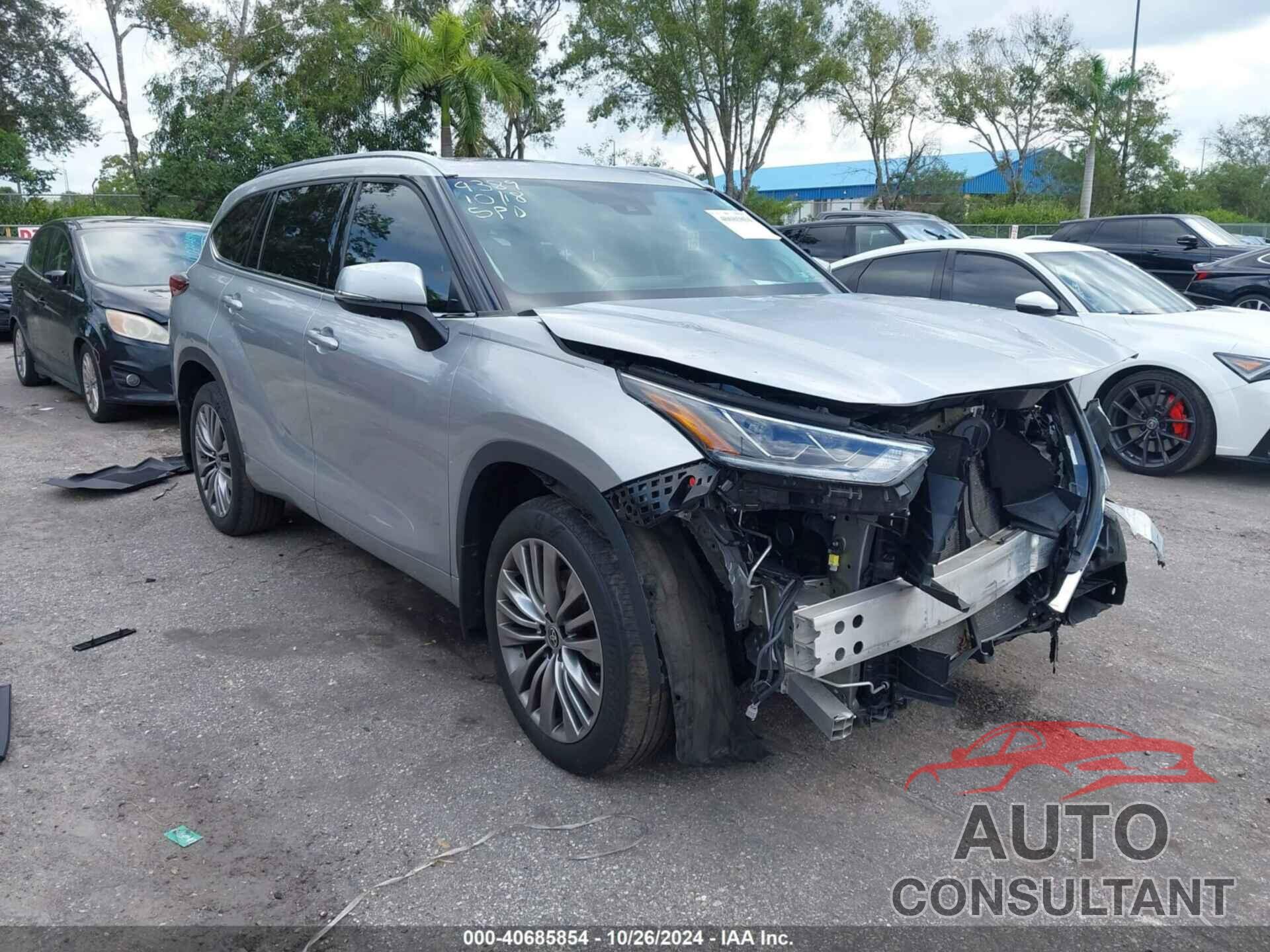 TOYOTA HIGHLANDER 2021 - 5TDFZRBH3MS129389