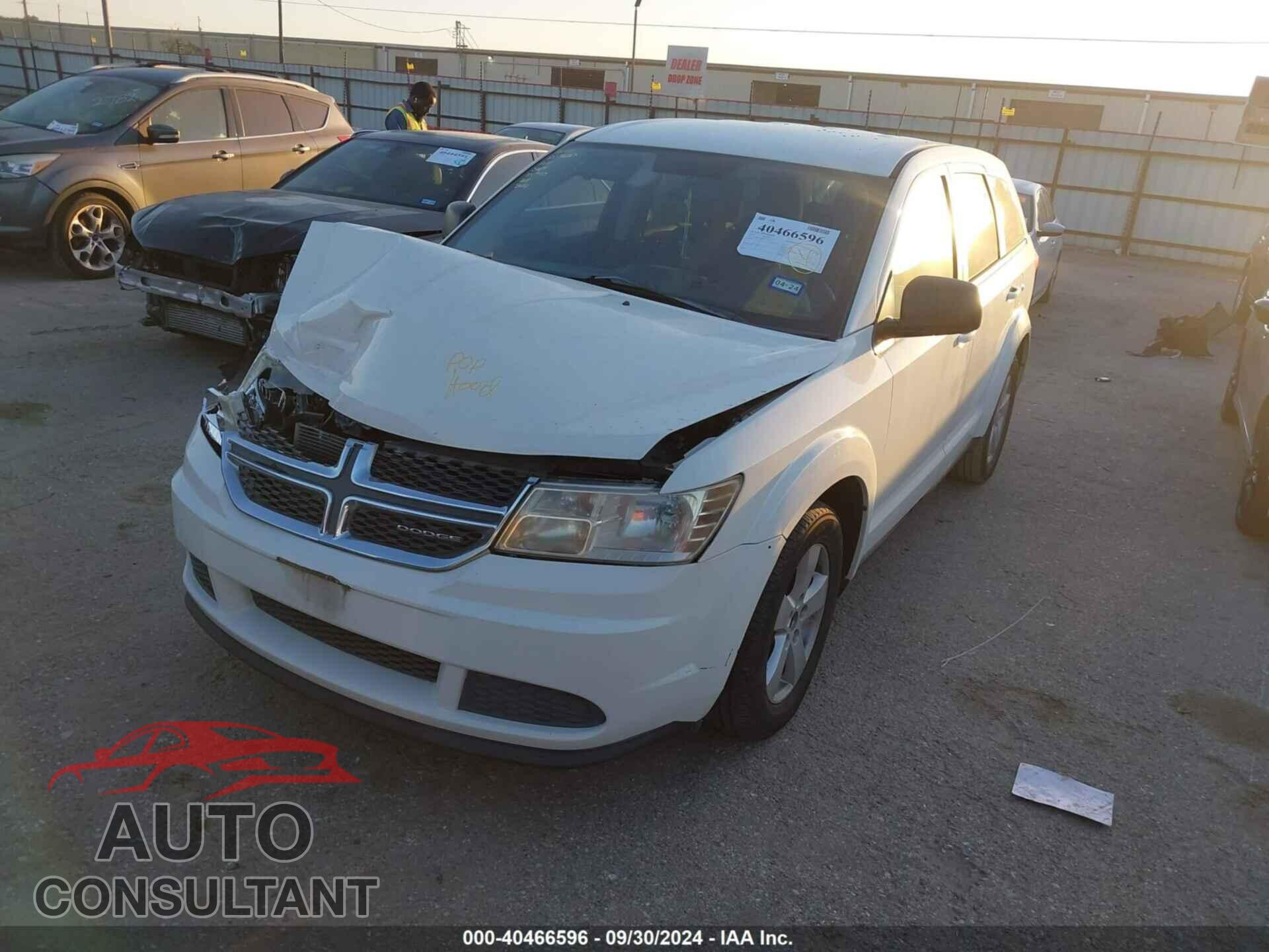 DODGE JOURNEY 2012 - 3C4PDCAB9CT134176
