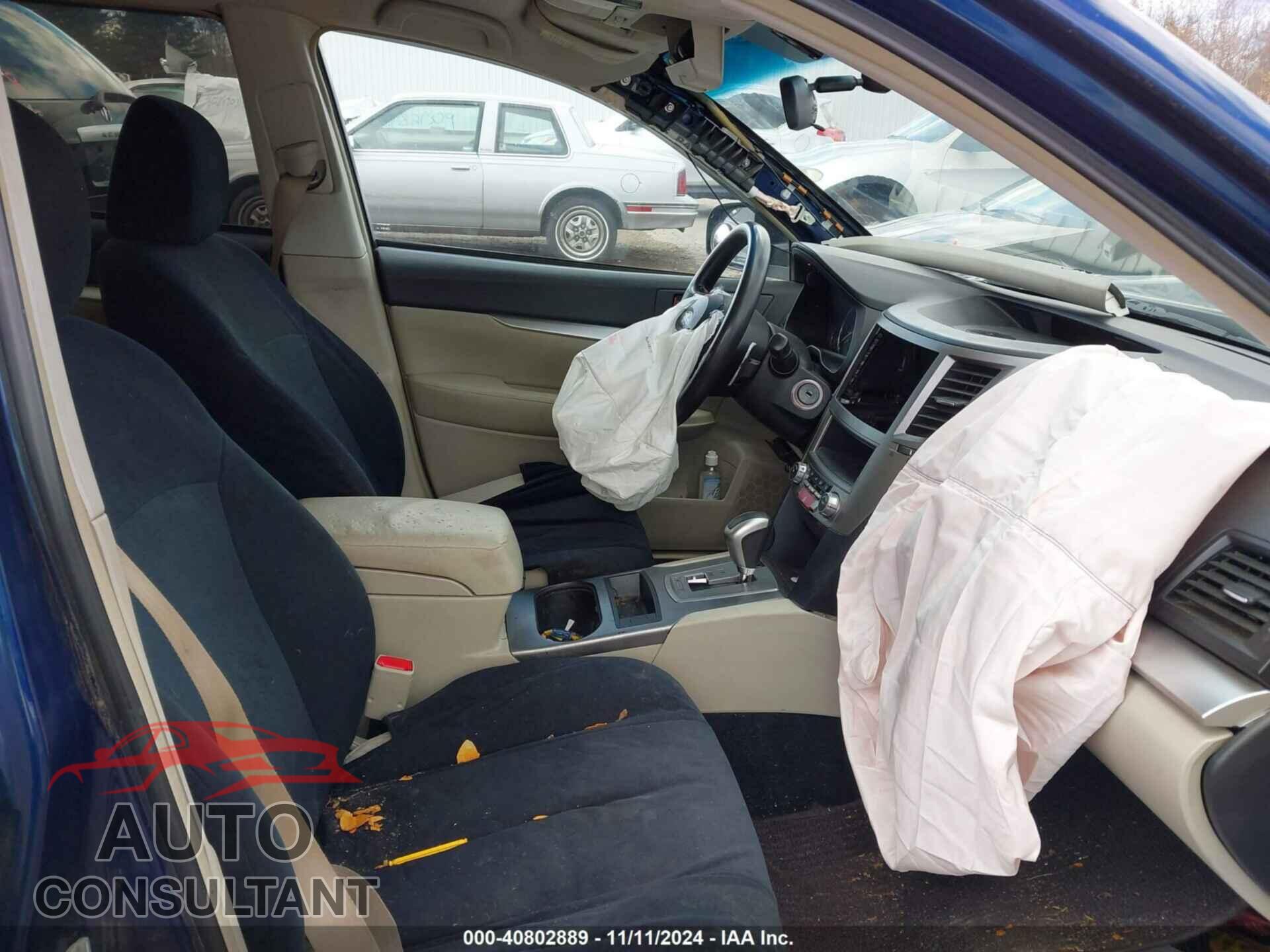 SUBARU OUTBACK 2011 - 4S4BRBAC6B3401844