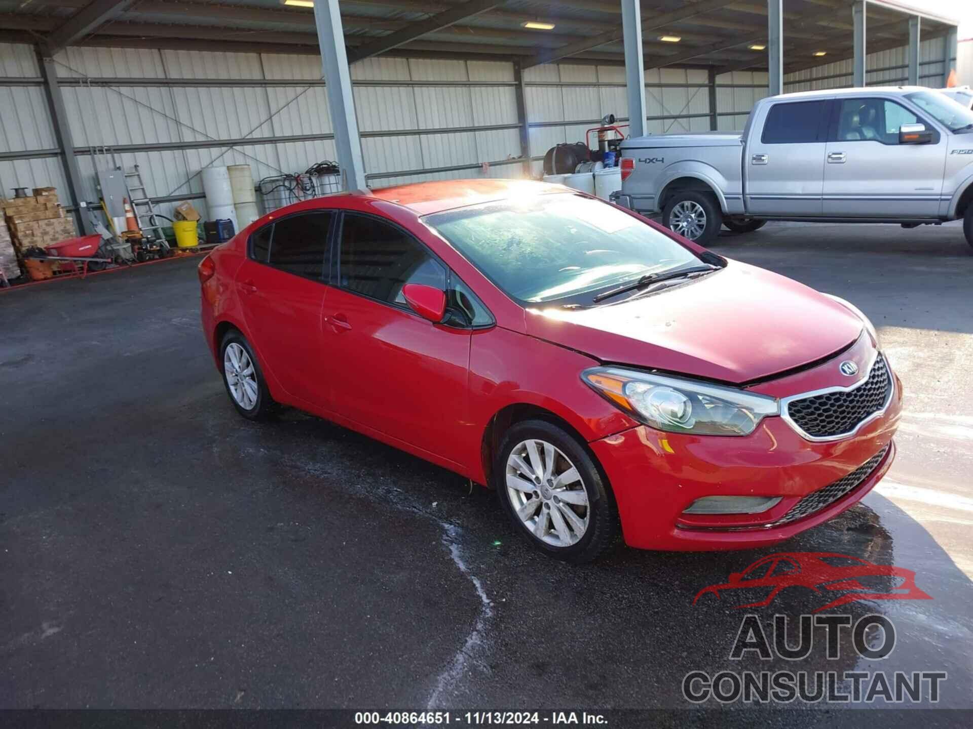 KIA FORTE 2014 - KNAFX4A64E5223746