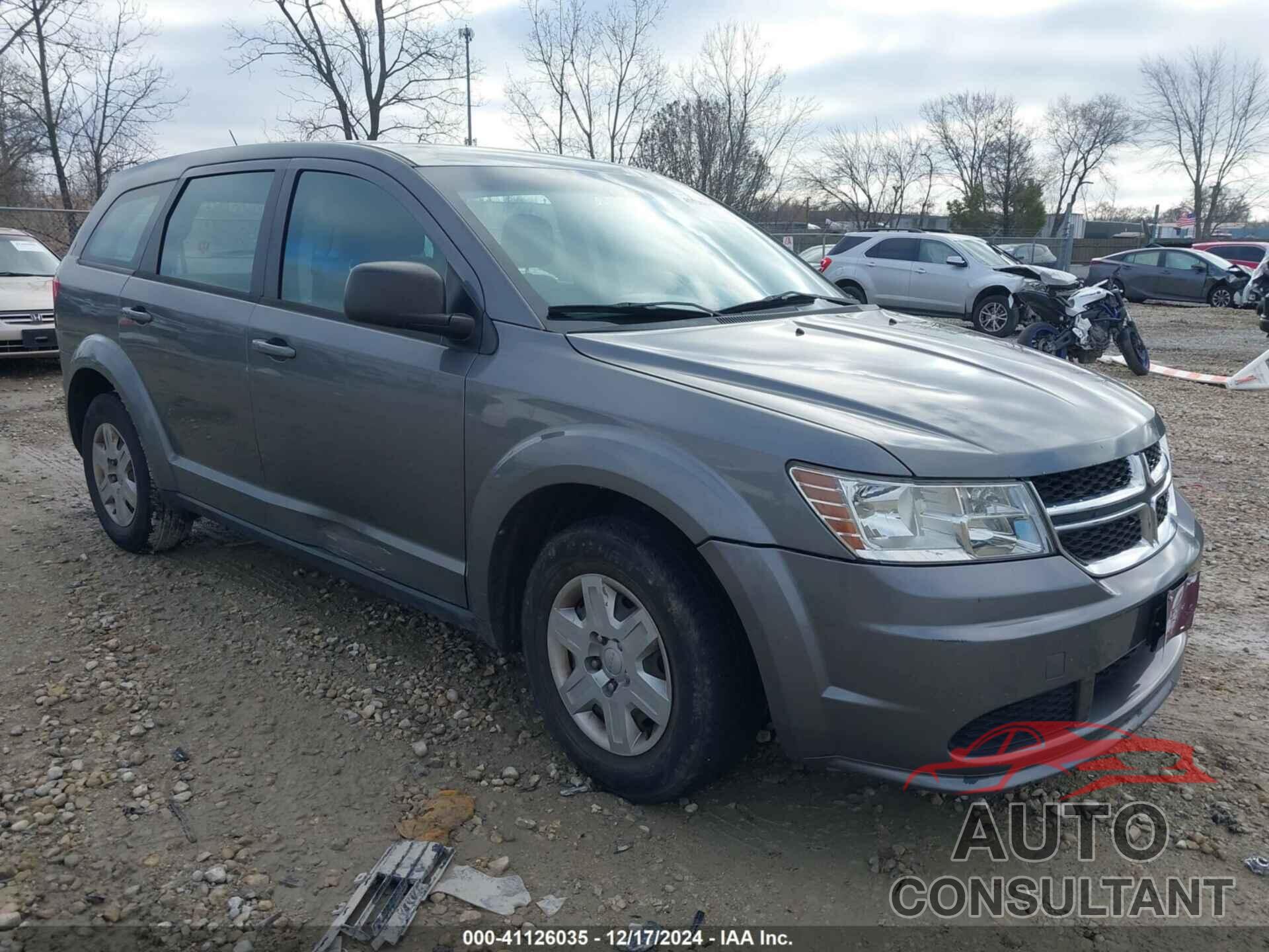 DODGE JOURNEY 2012 - 3C4PDCAB1CT204138