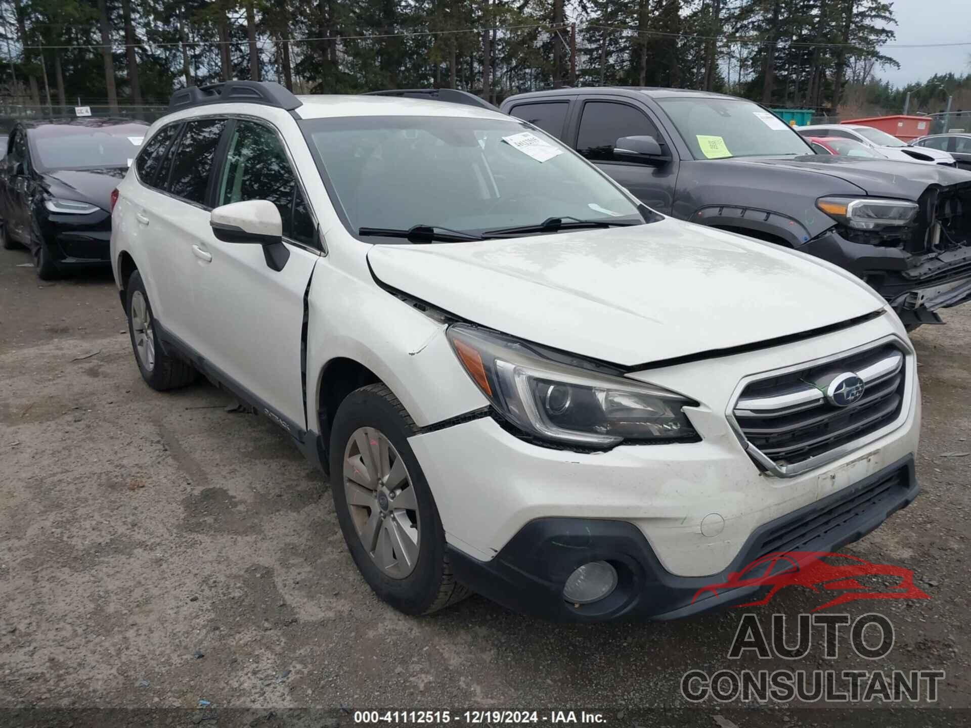 SUBARU OUTBACK 2019 - 4S4BSAFC0K3300192