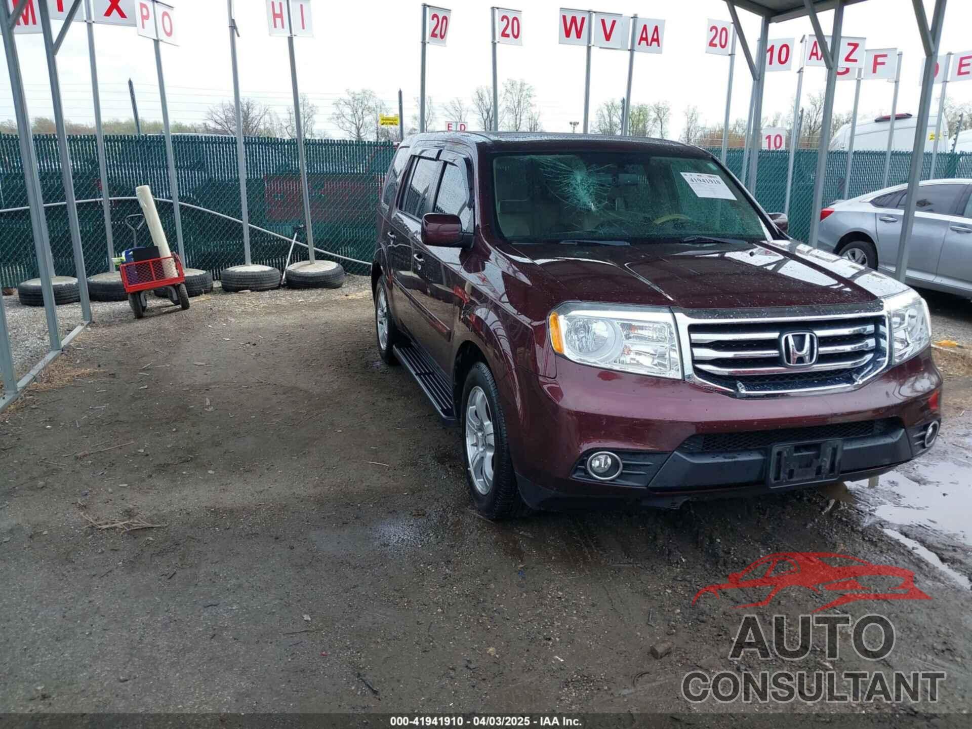 HONDA PILOT 2013 - 5FNYF4H54DB029968