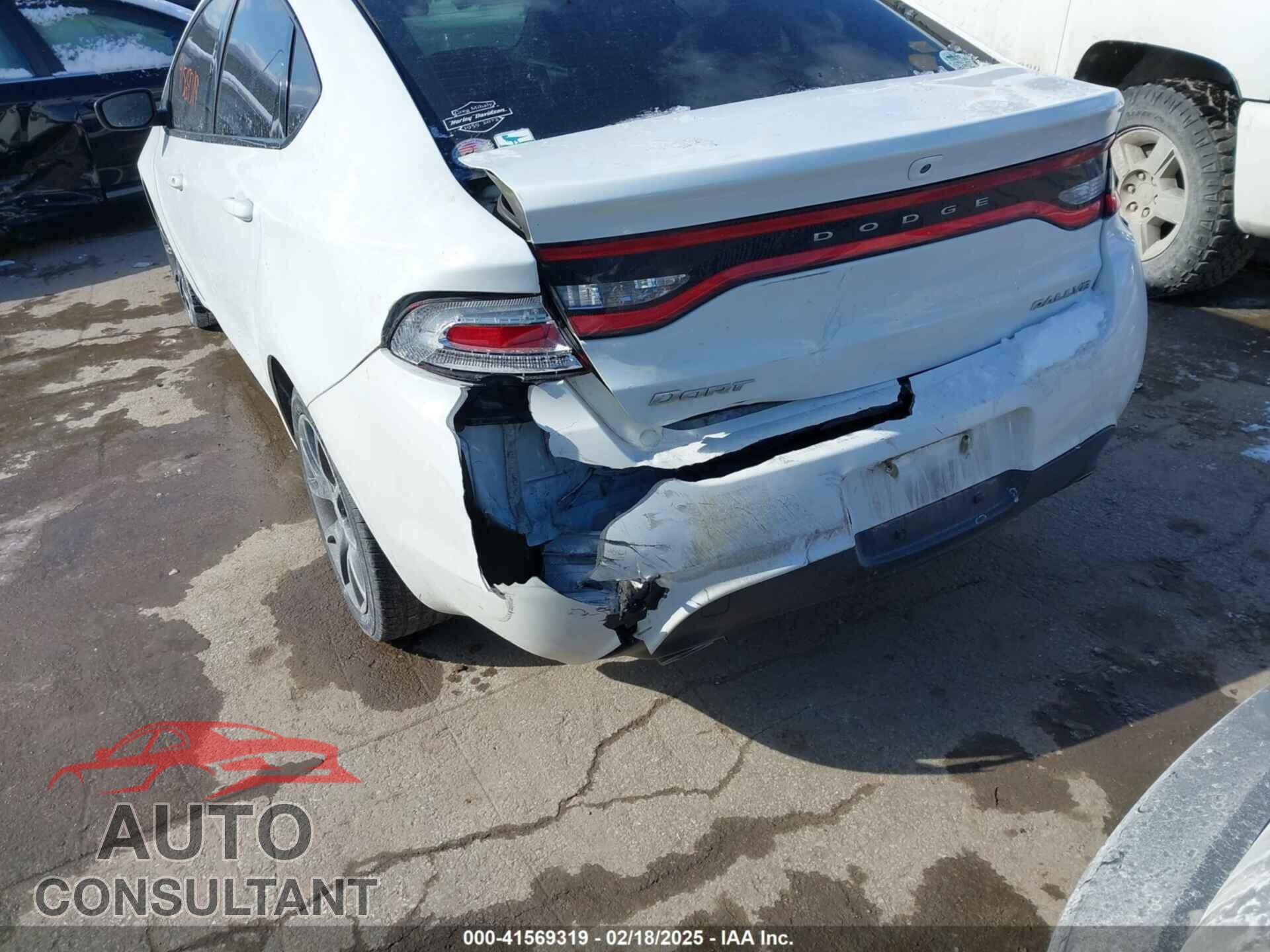 DODGE DART 2015 - 1C3CDFBB2FD362985