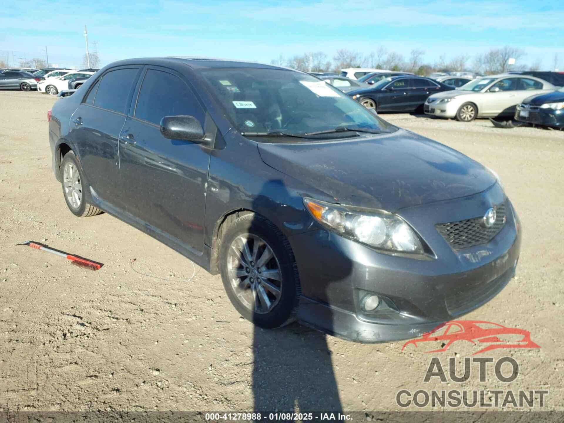 TOYOTA COROLLA 2009 - 1NXBU40E89Z094923