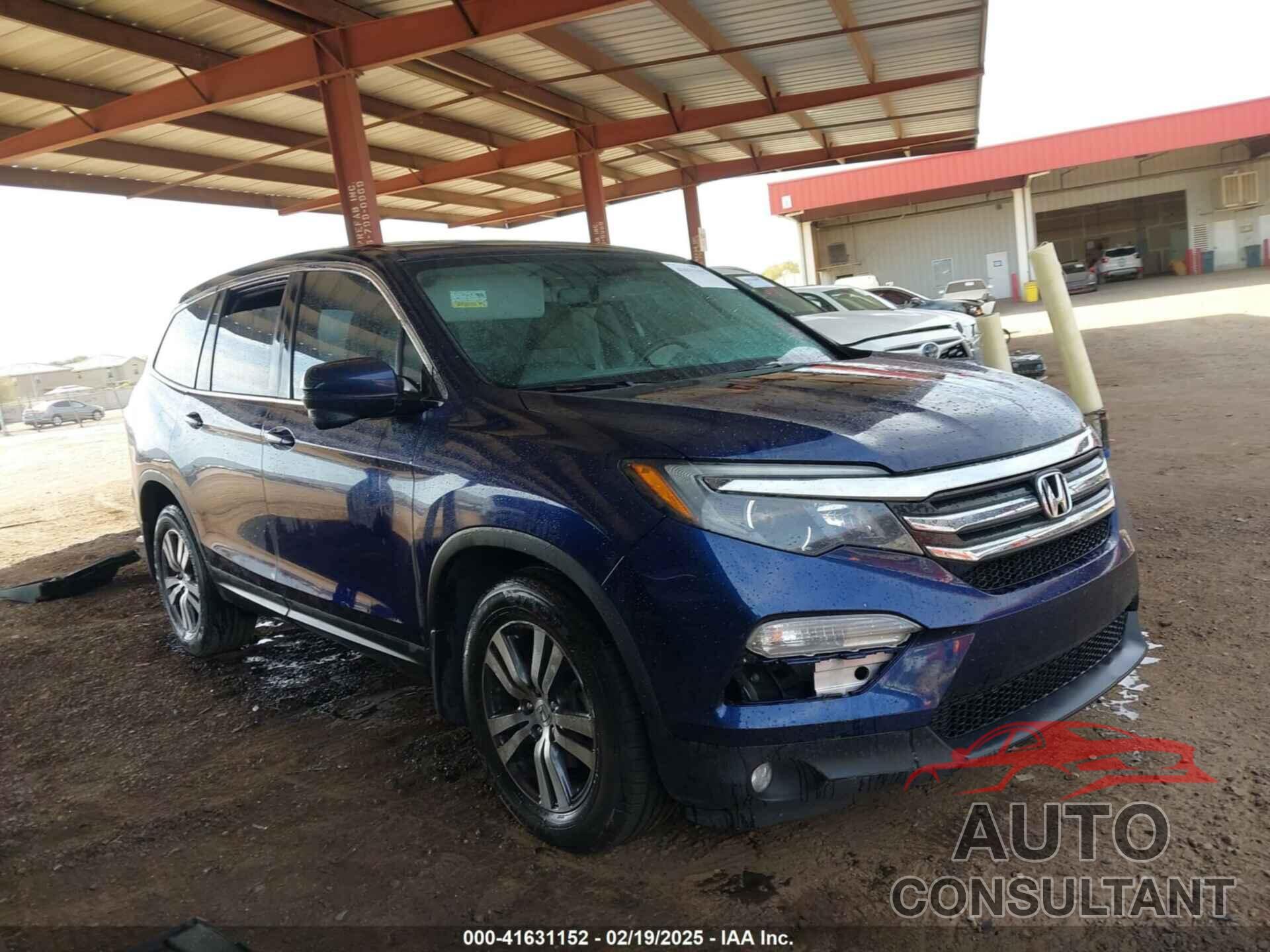 HONDA PILOT 2017 - 5FNYF5H56HB037629