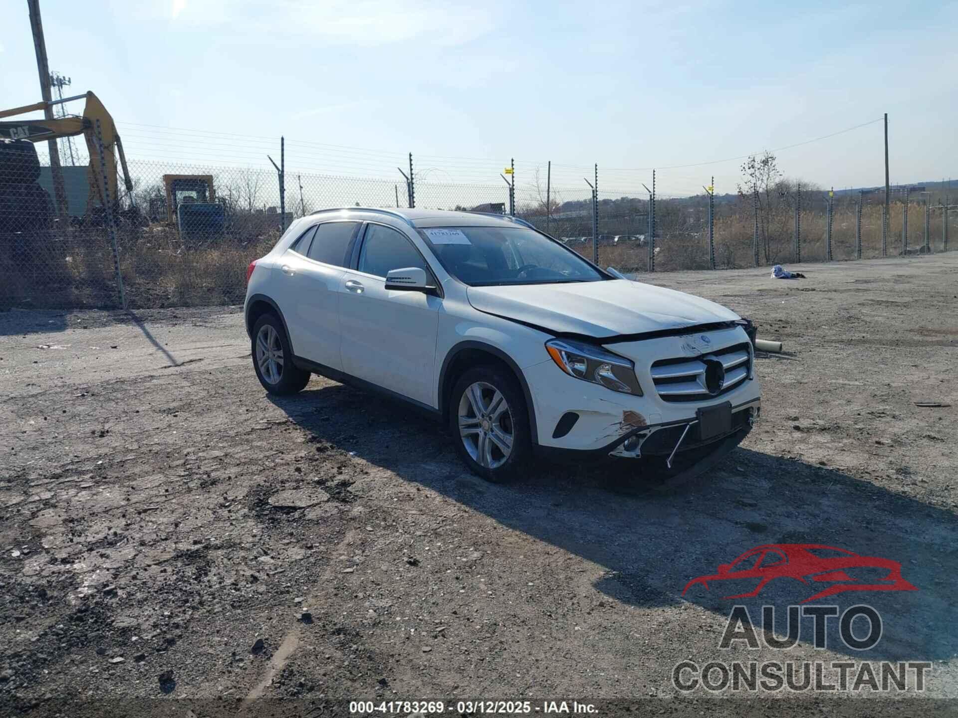 MERCEDES-BENZ GLA 250 2017 - WDCTG4GB1HJ356030
