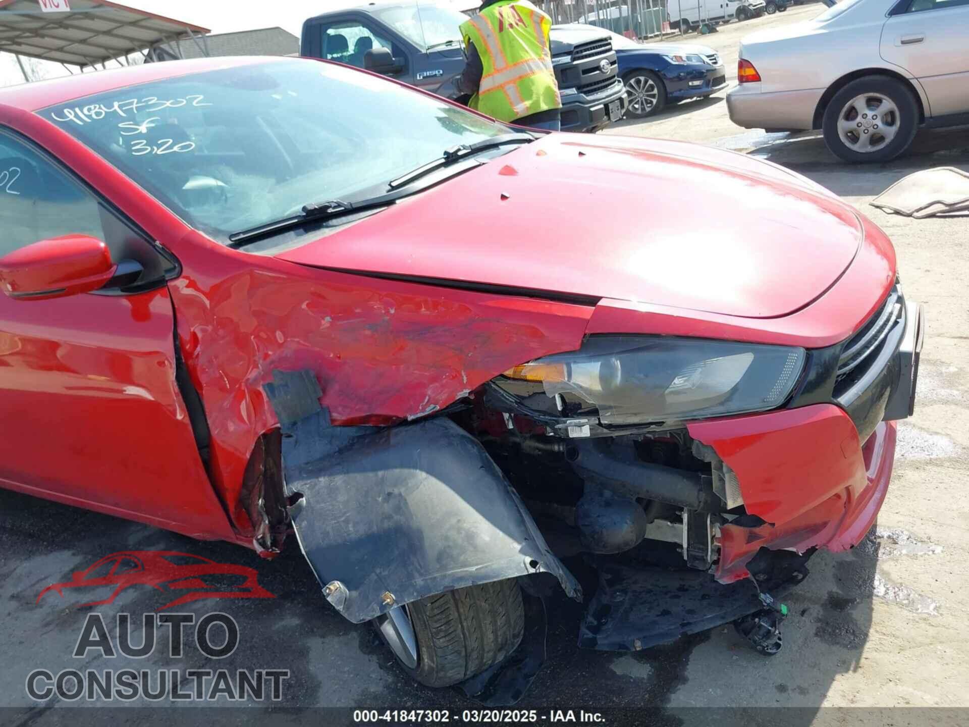 DODGE DART 2013 - 1C3CDFCB7DD329332