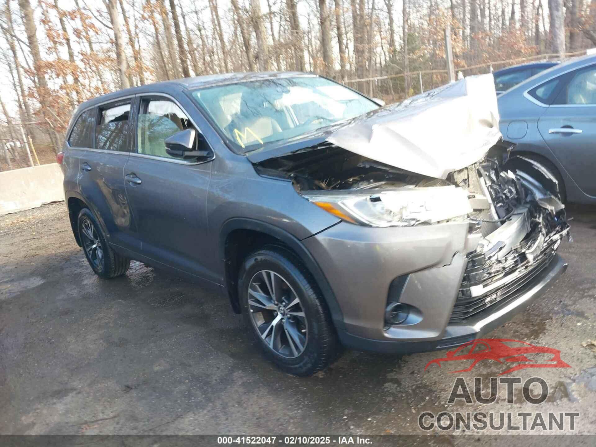 TOYOTA HIGHLANDER 2018 - 5TDBZRFHXJS834033
