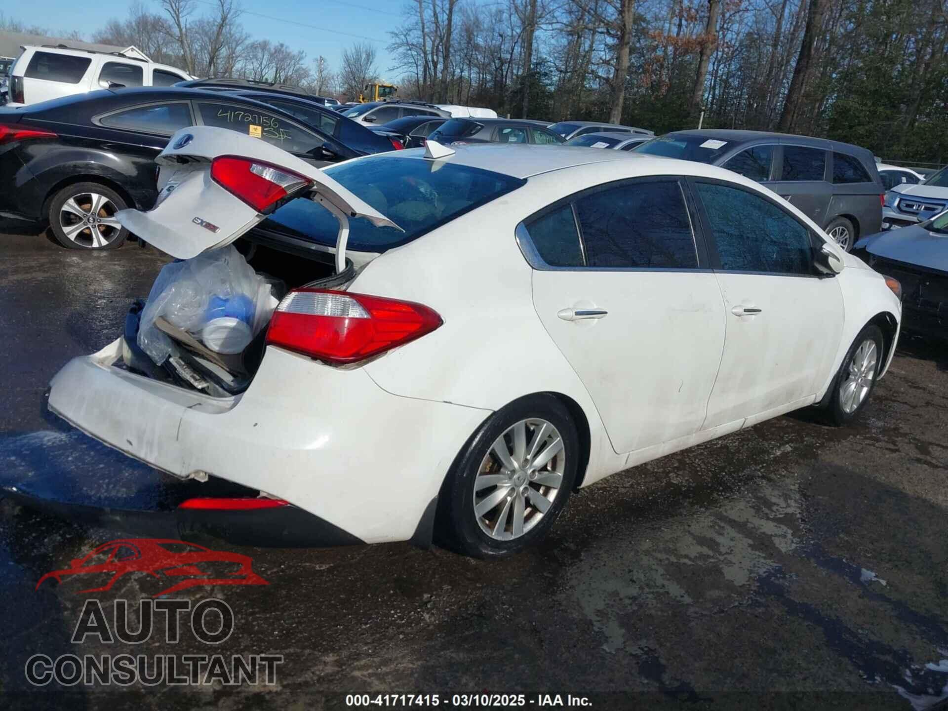 KIA FORTE 2014 - KNAFX4A88E5077496