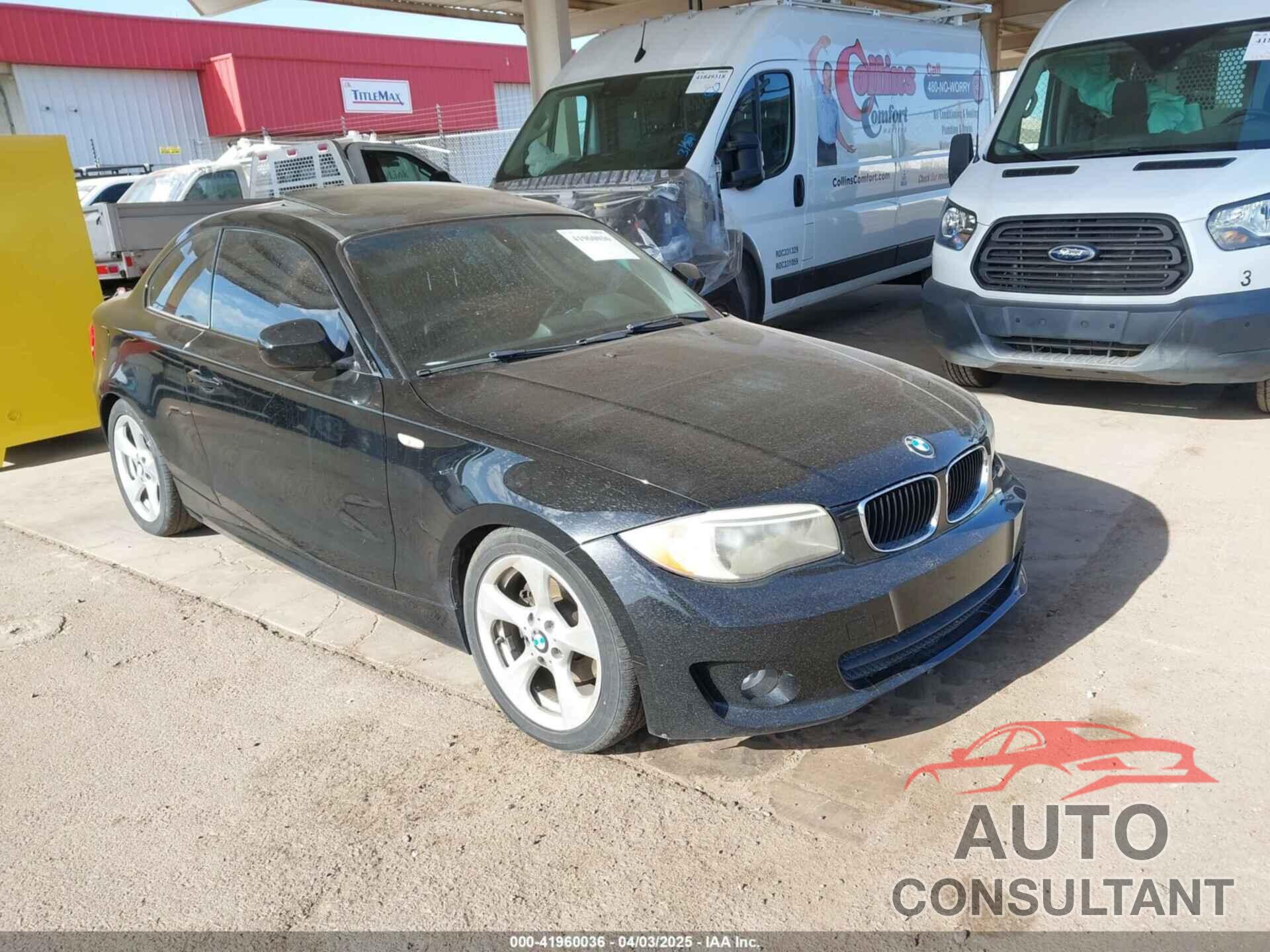 BMW 128I 2012 - WBAUP9C54CVL91554