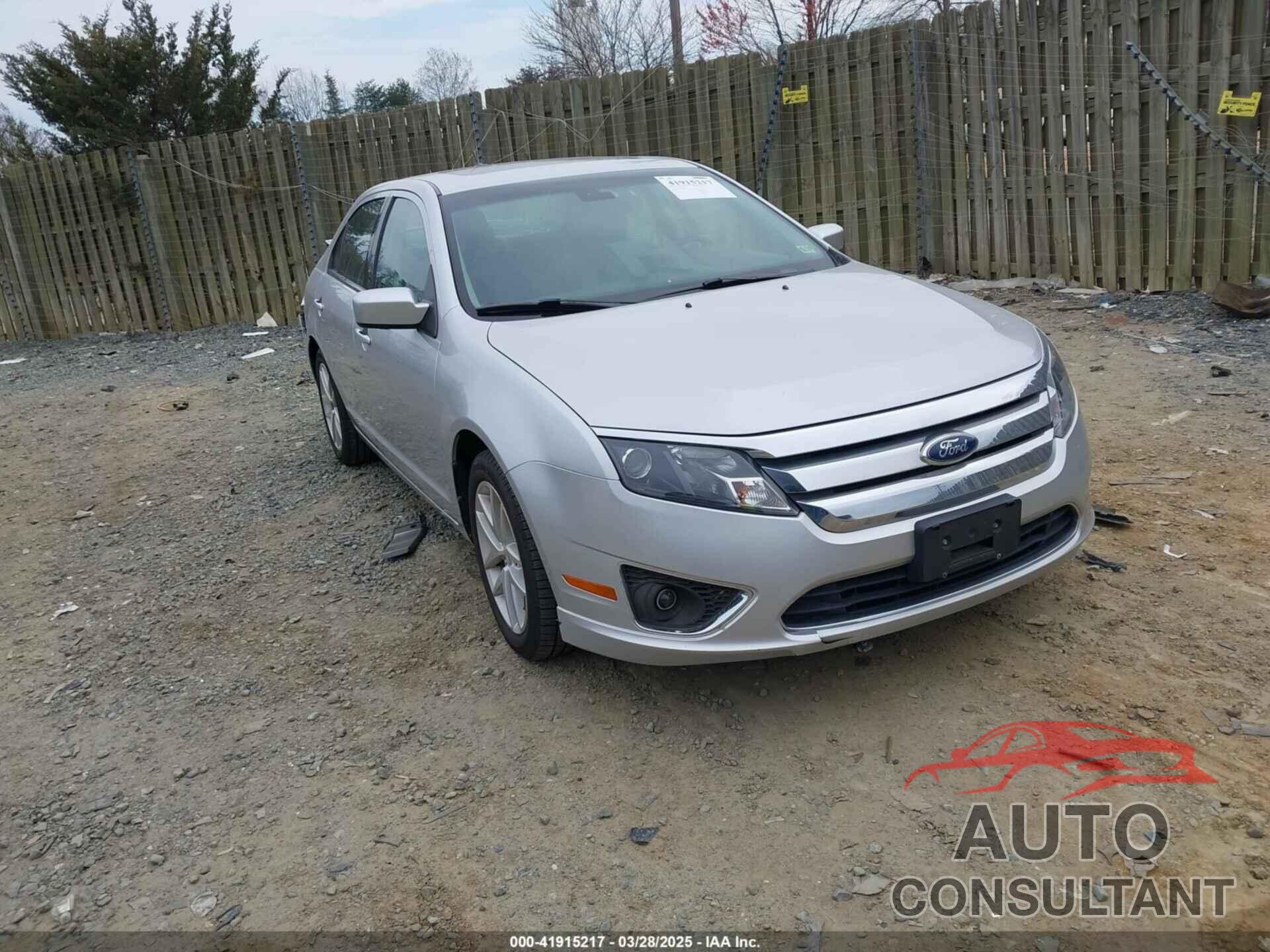 FORD FUSION 2012 - 3FAHP0JG6CR179844